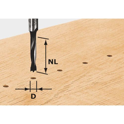 Dowel Router Bit - HW D3/16 - Image 1