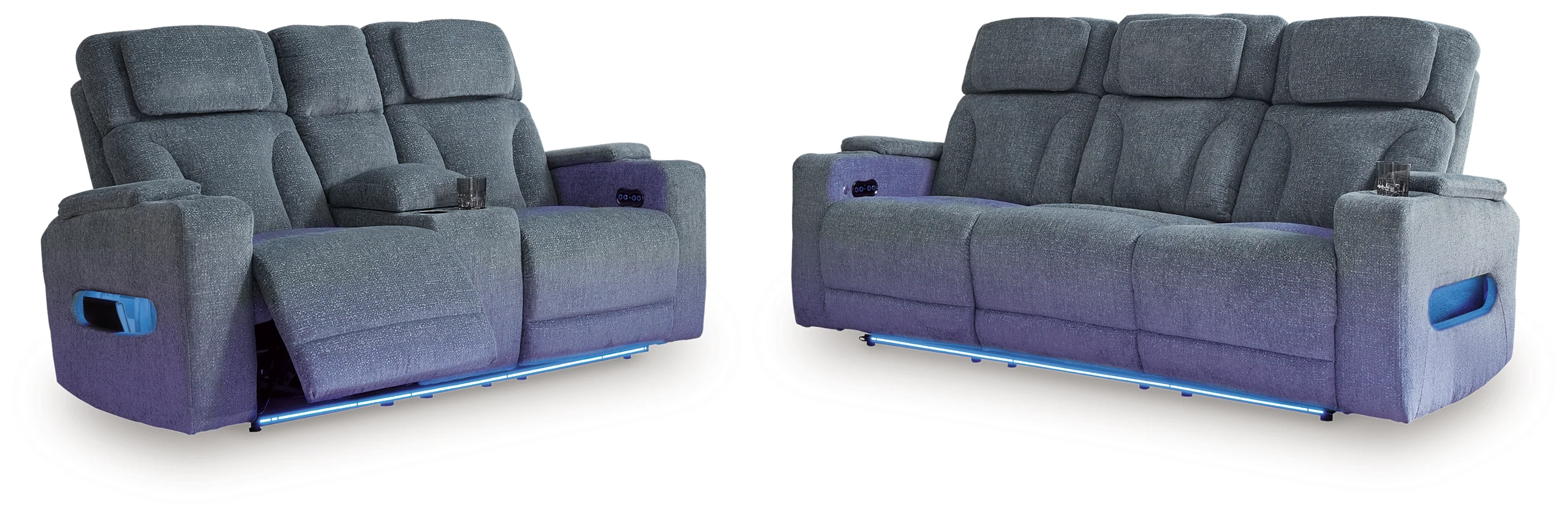 Studio Steel Cave Sofa and Loveseat - Image 3