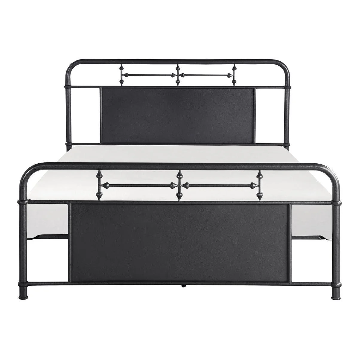 Blanchard Mottled Silver Platform Queen Bed - Image 1
