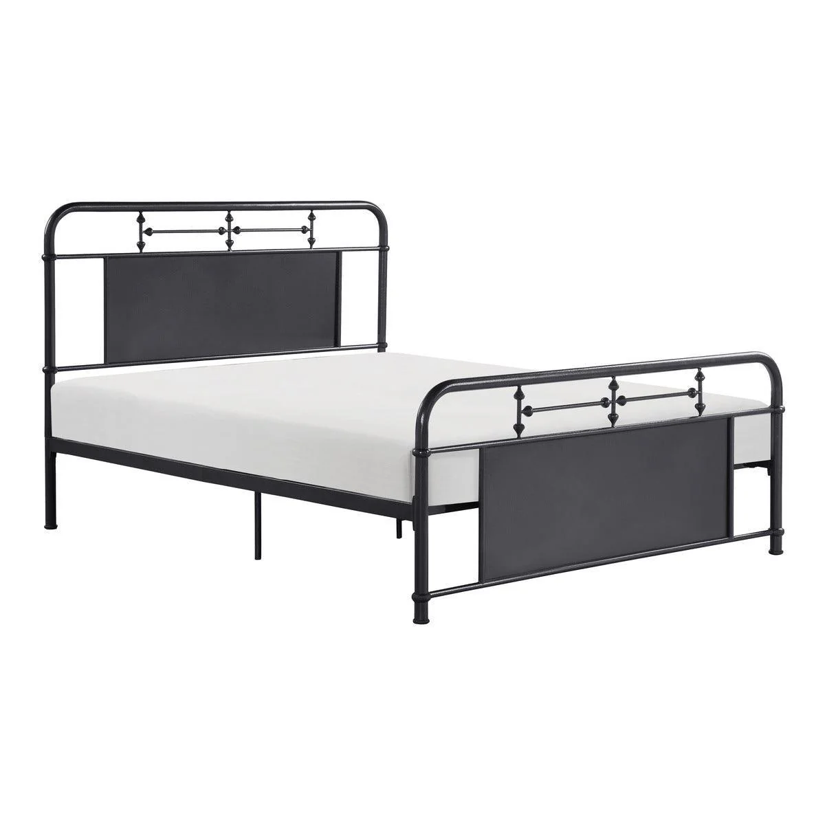 Blanchard Mottled Silver Platform Queen Bed - Image 2