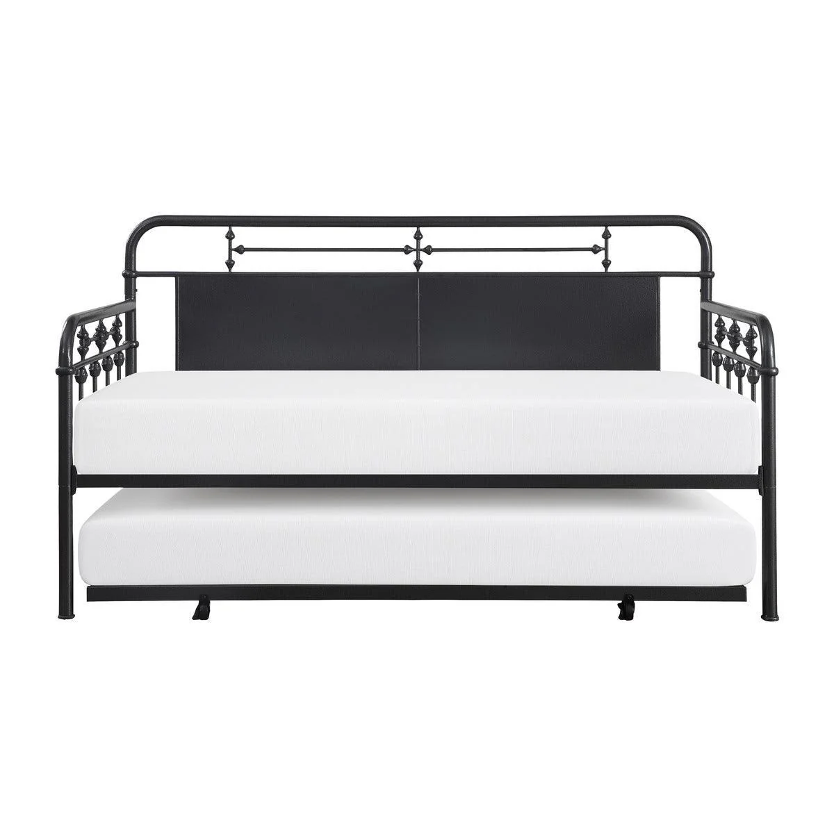 Blanchard Mottled Silver Daybed With Trundle - Image 3