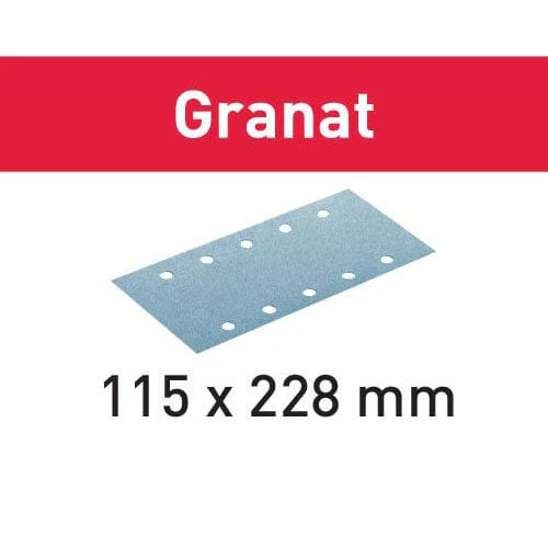 Granat 115X228mm Sanding Sheet, P150 – 100 pack - Image 1