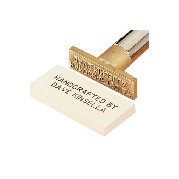 Branding Iron - "Handcrafted By" - Non-Electric - Image 1