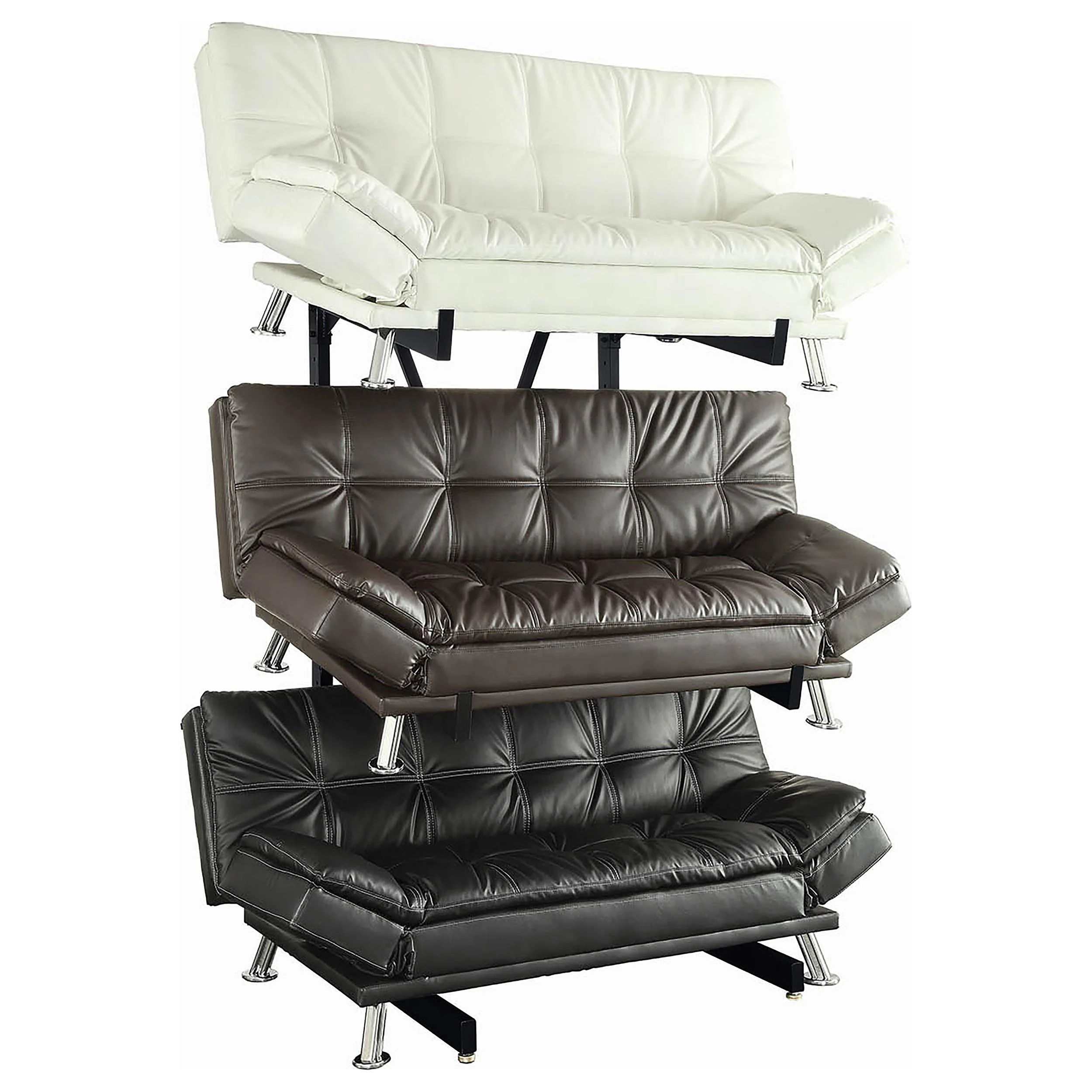 Duarto 3-tier Sofa Display Rack Black - Image 3