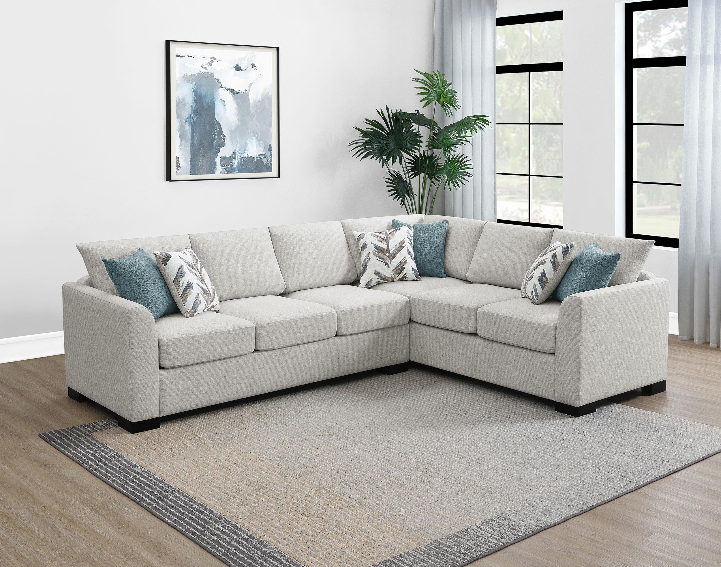 Tubasa Light Gray Sectional - Image 3