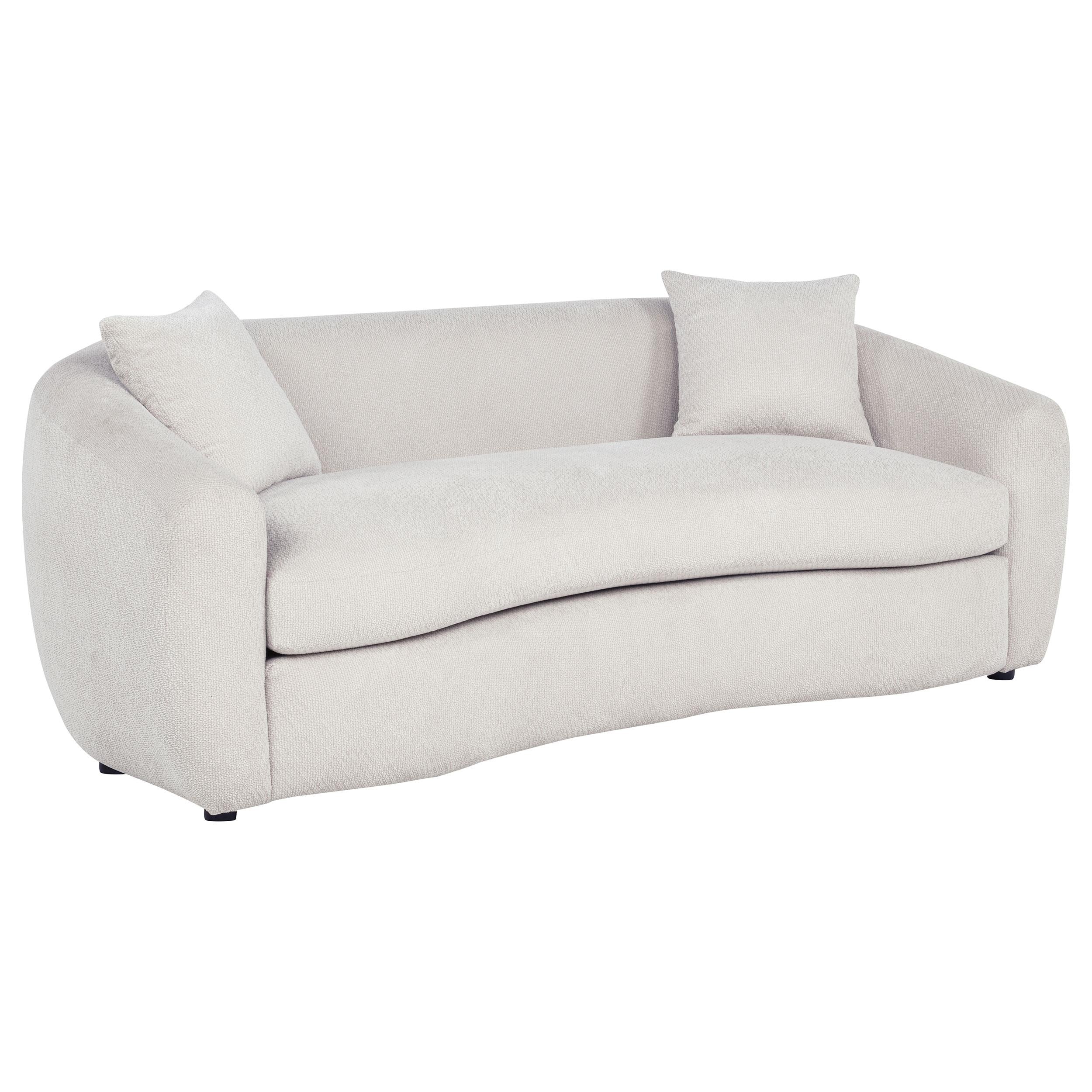 Isabella 3-piece Fabric Upholstered Sofa Set Sand - Image 2