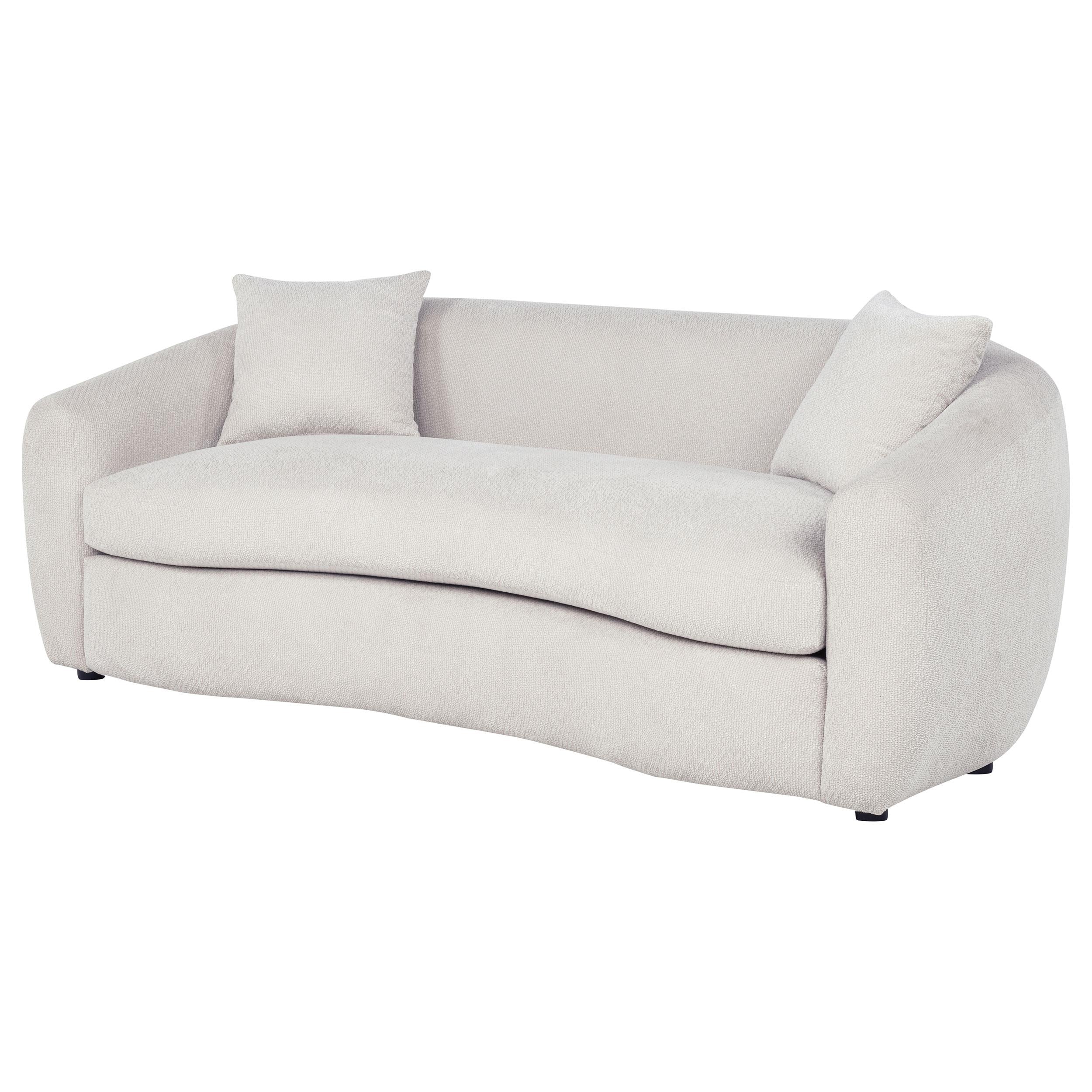 Isabella Fabric Upholstered Sofa Sand - Image 3