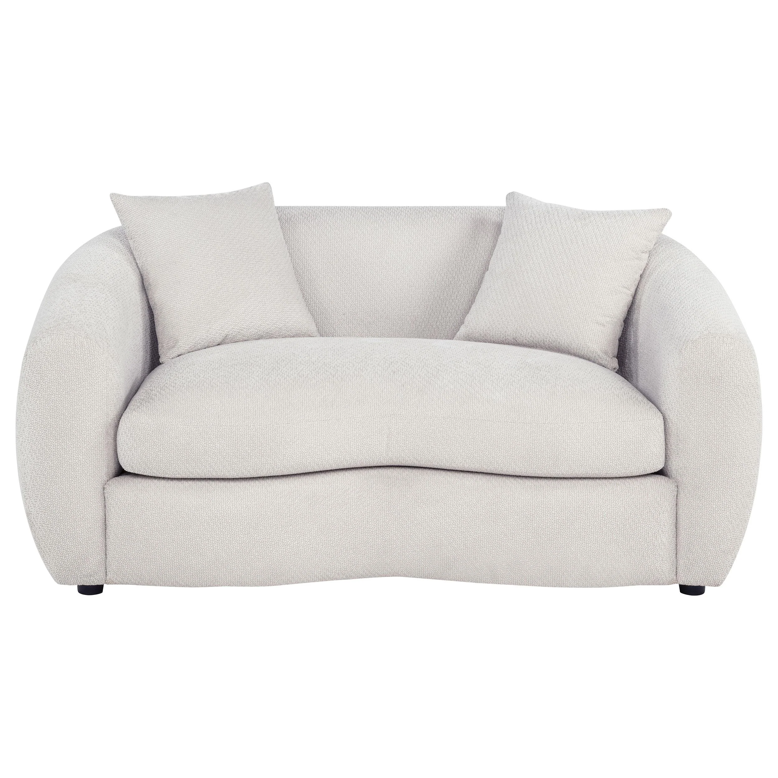Isabella Fabric Upholstered Loveseat Sand - Image 2