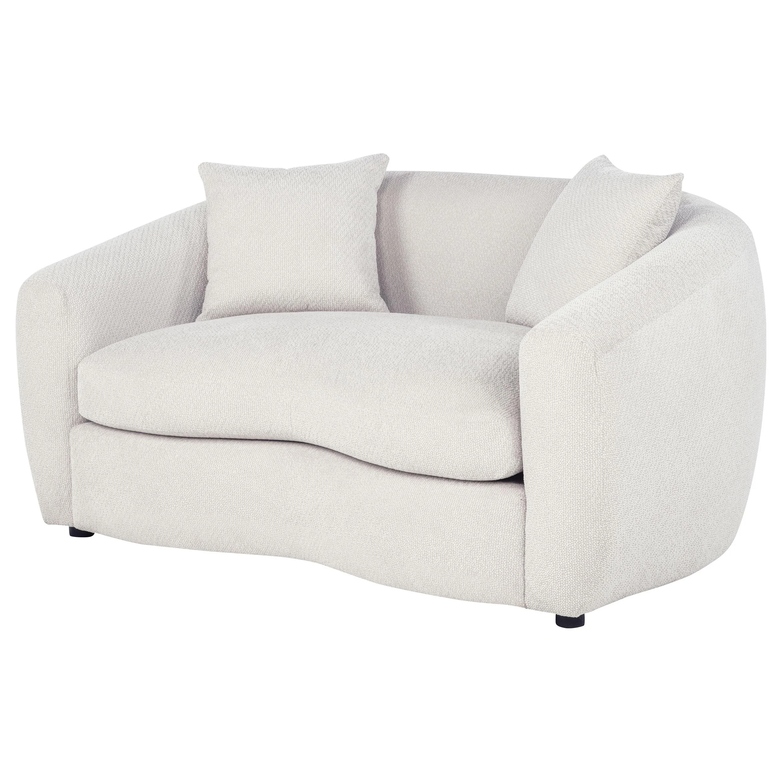 Isabella Fabric Upholstered Loveseat Sand - Image 3