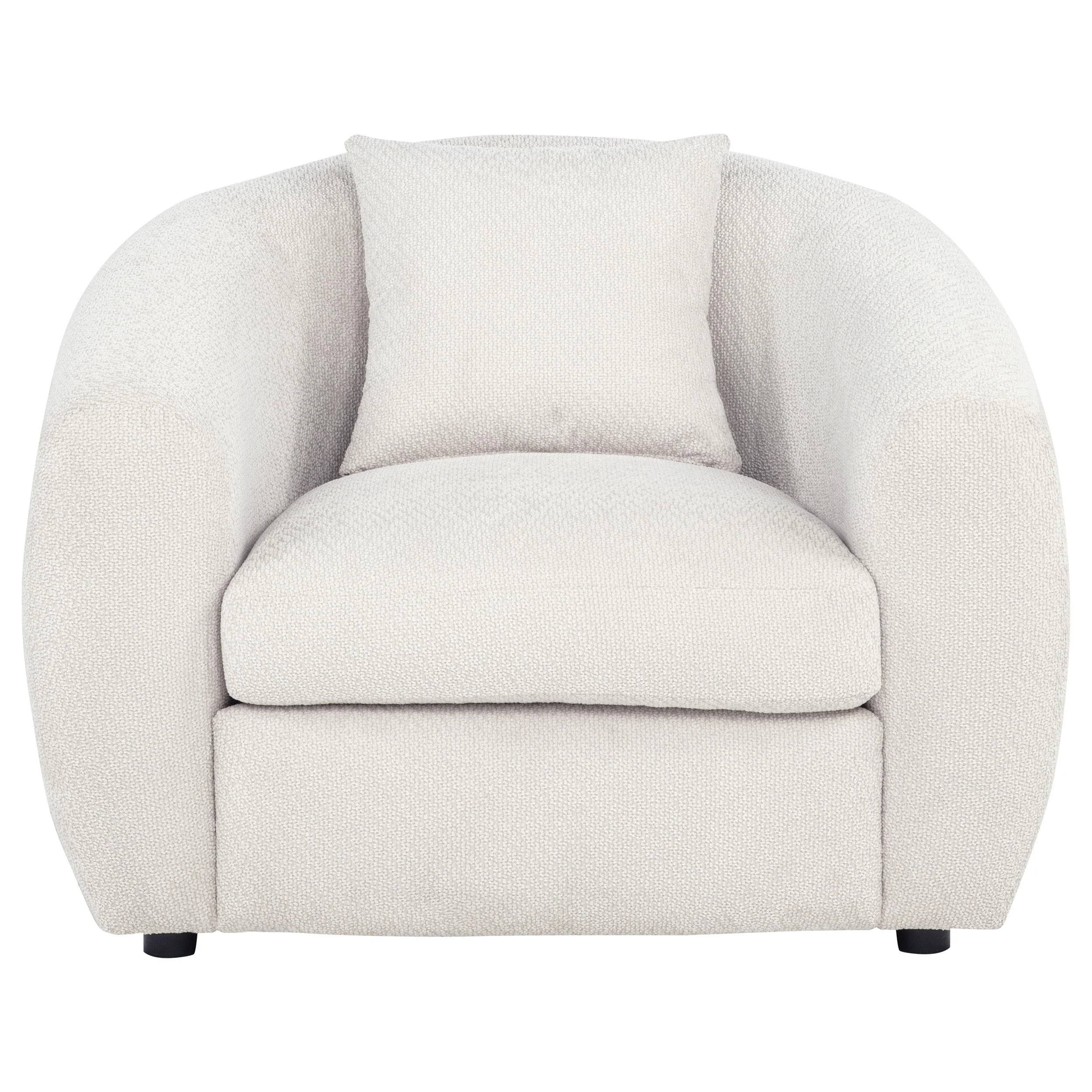 Isabella Fabric Upholstered Accent Chair Sand - Image 2