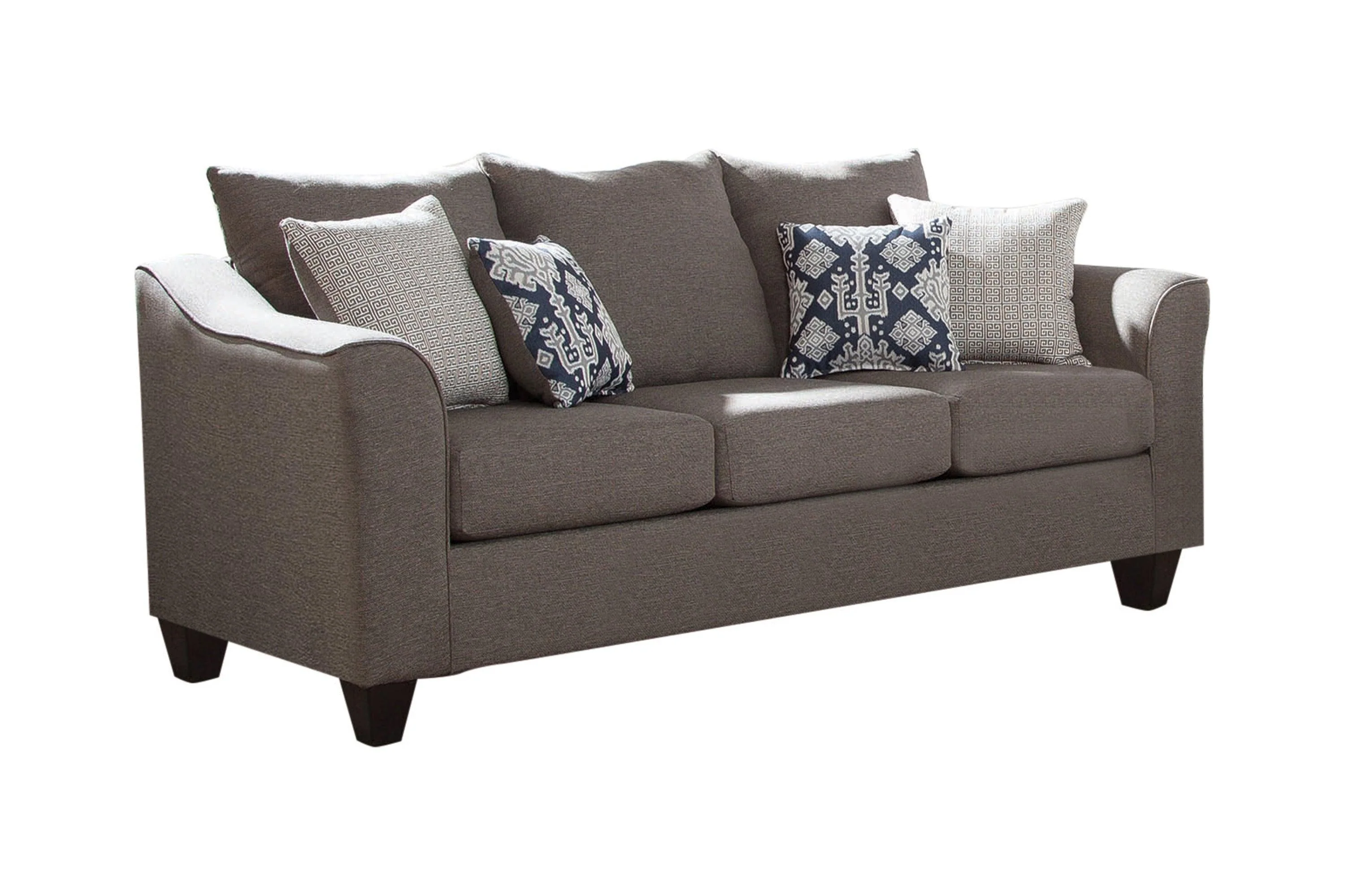 Salizar Flared Arm Loveseat Grey - Image 2