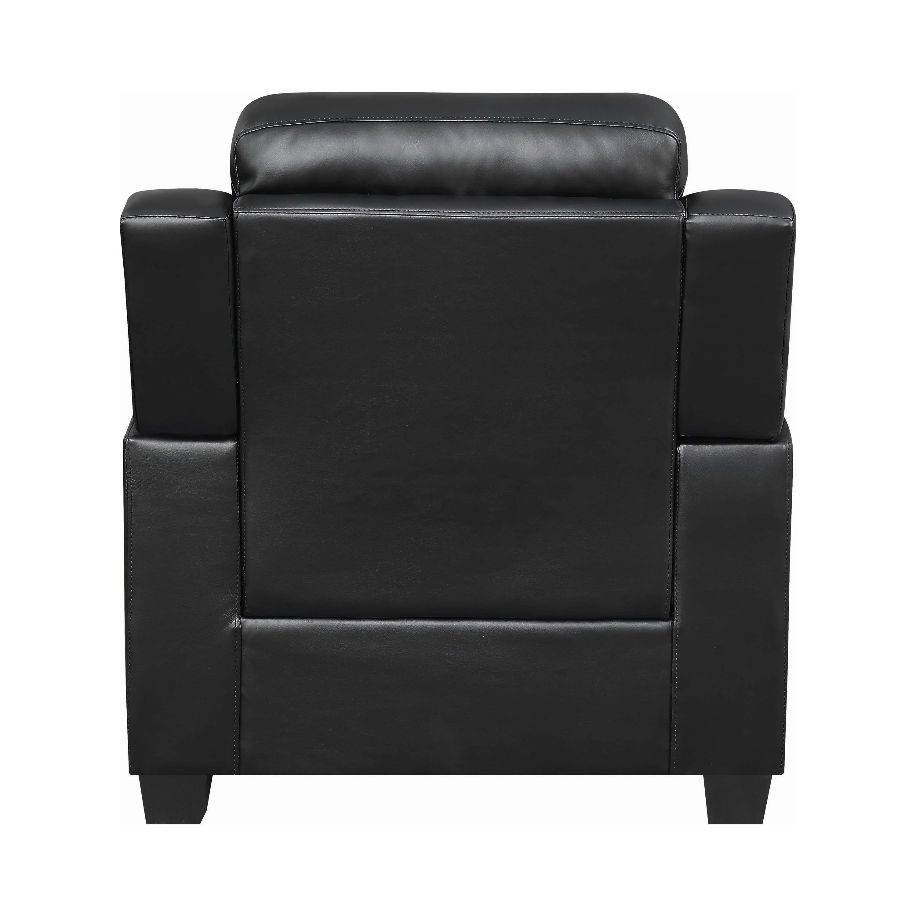 Finley Tufted Upholstered Chair Black - Image 2