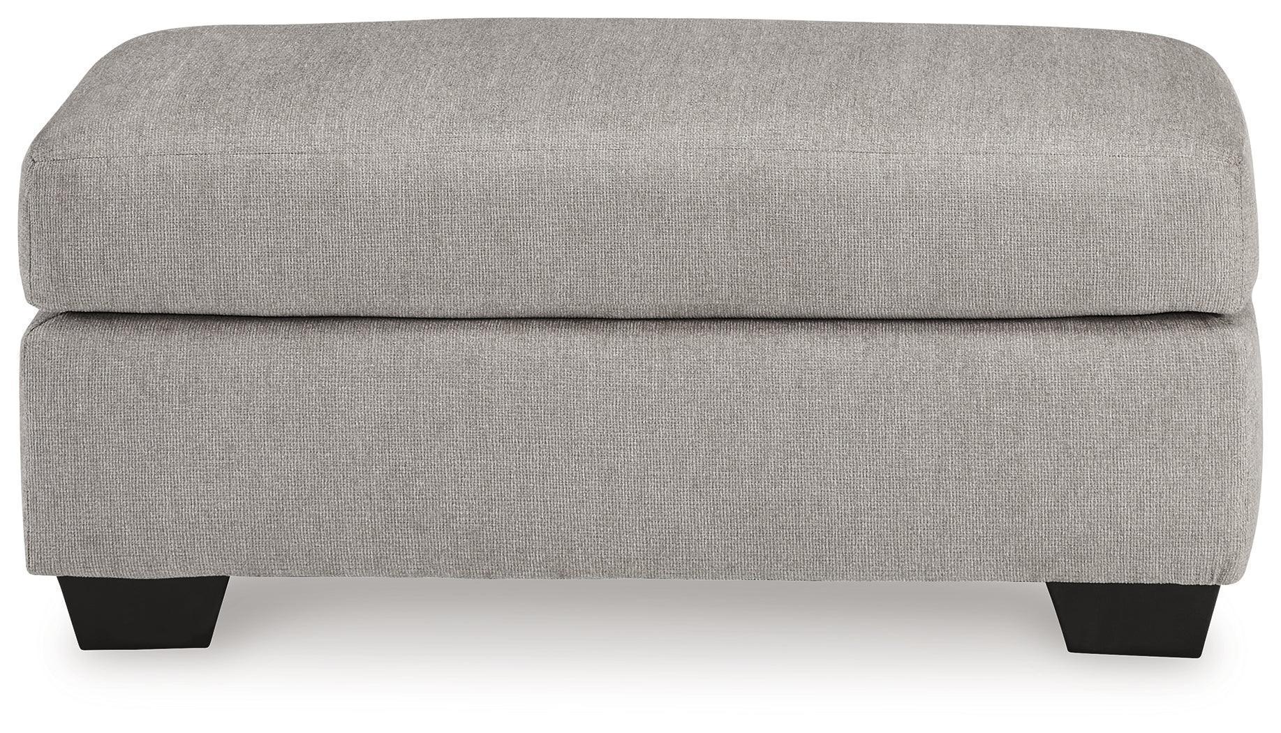 Avenal Park Flannel Chenille Ottoman - Image 3