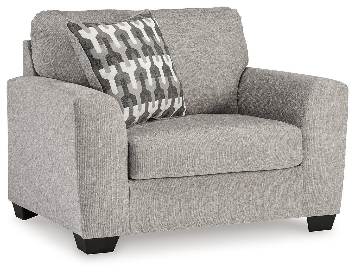 Avenal Park Flannel Chenille Oversized Chair - Image 2
