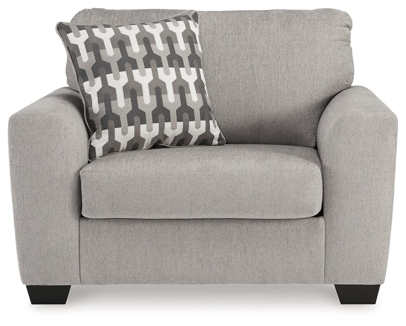 Avenal Park Flannel Chenille Oversized Chair - Image 3