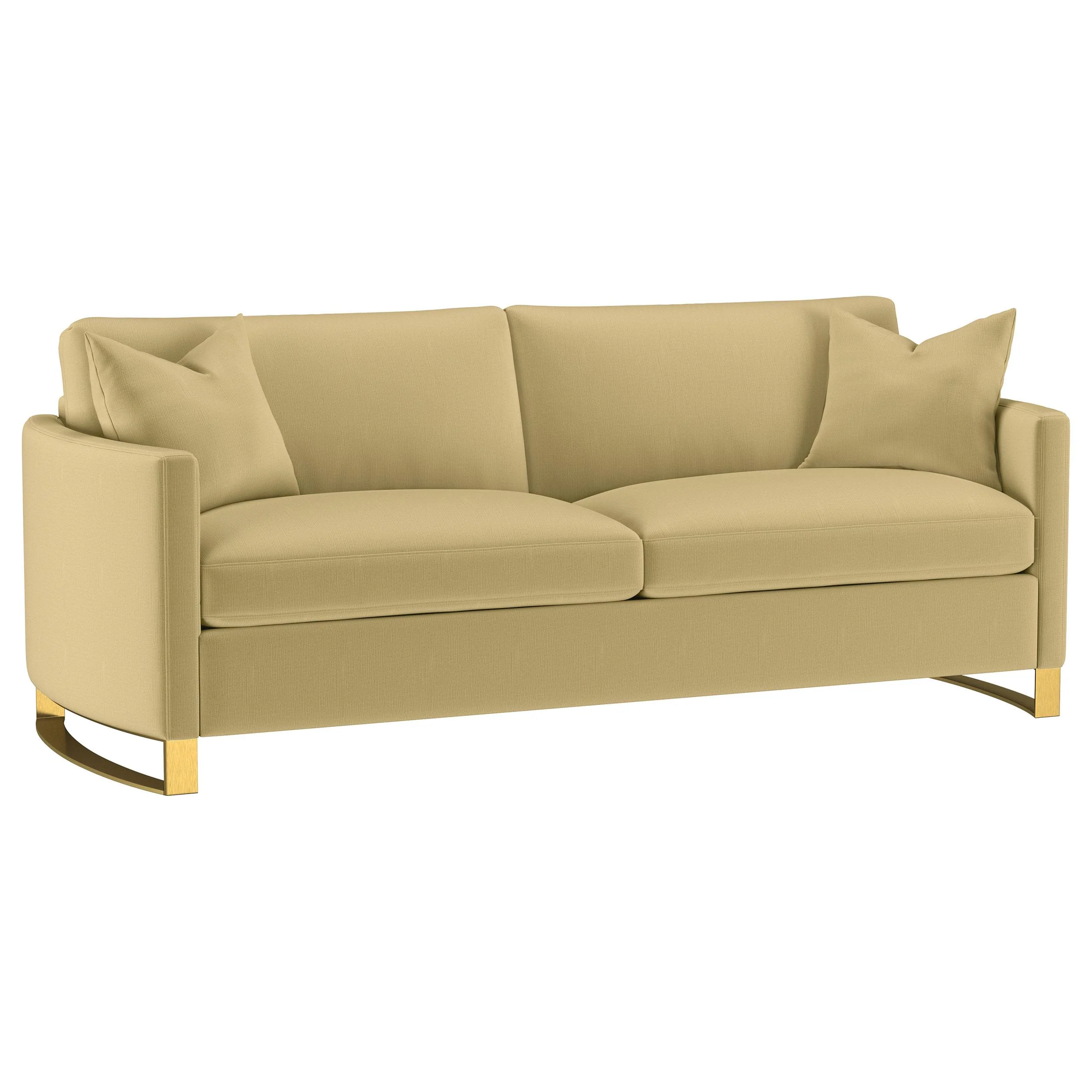 Corliss 2-piece Velvet Upholstered Sofa Set Camel - Image 3