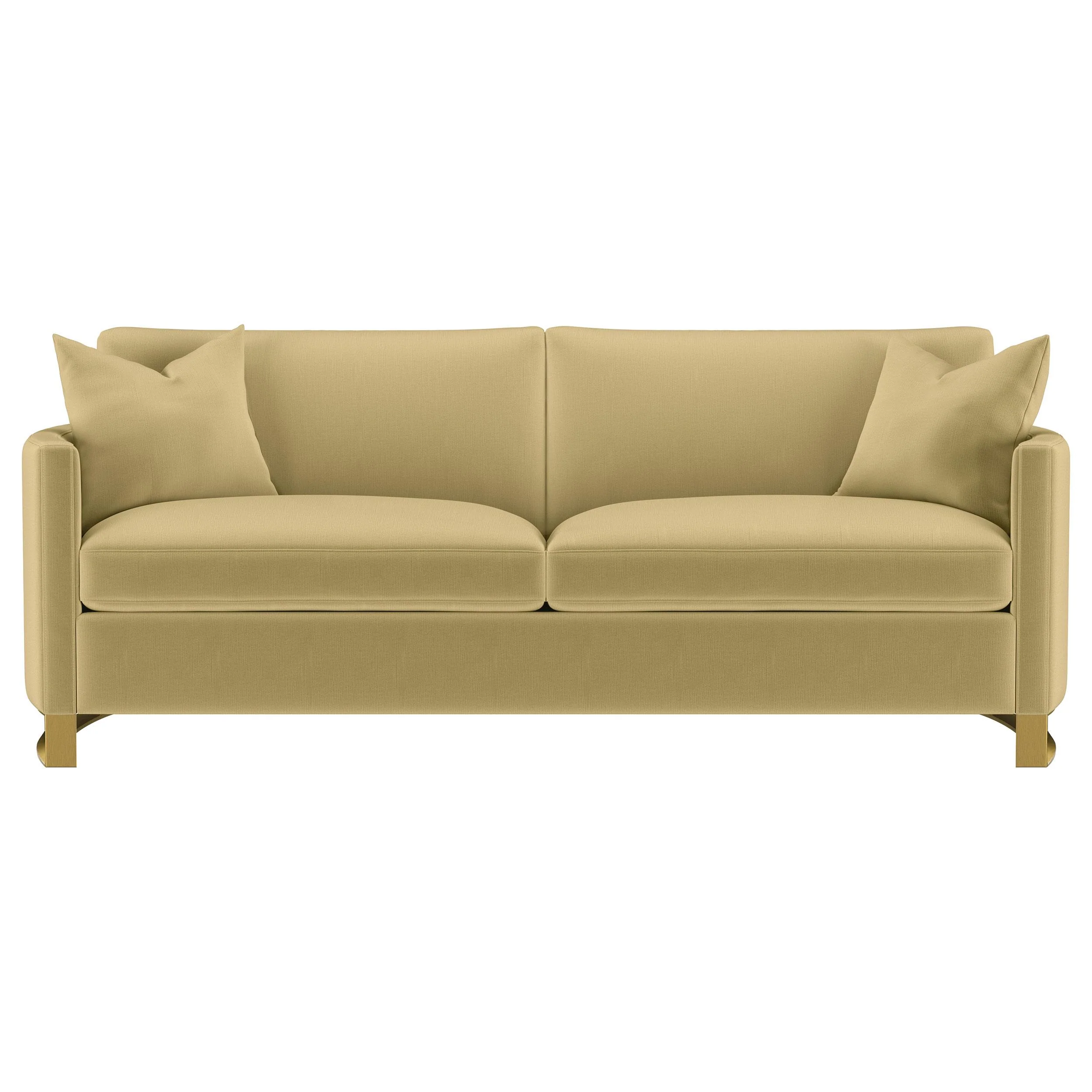 Corliss Upholstered Curved Track Arm Sofa Camel - Image 3