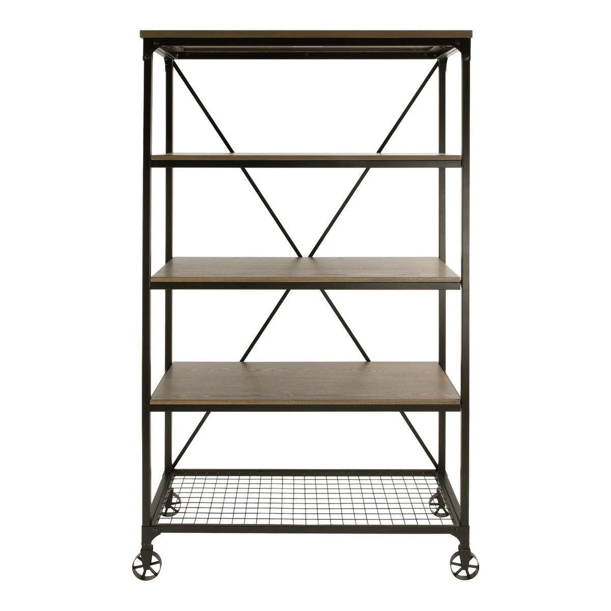 Millwooded Natural Black Bookcase