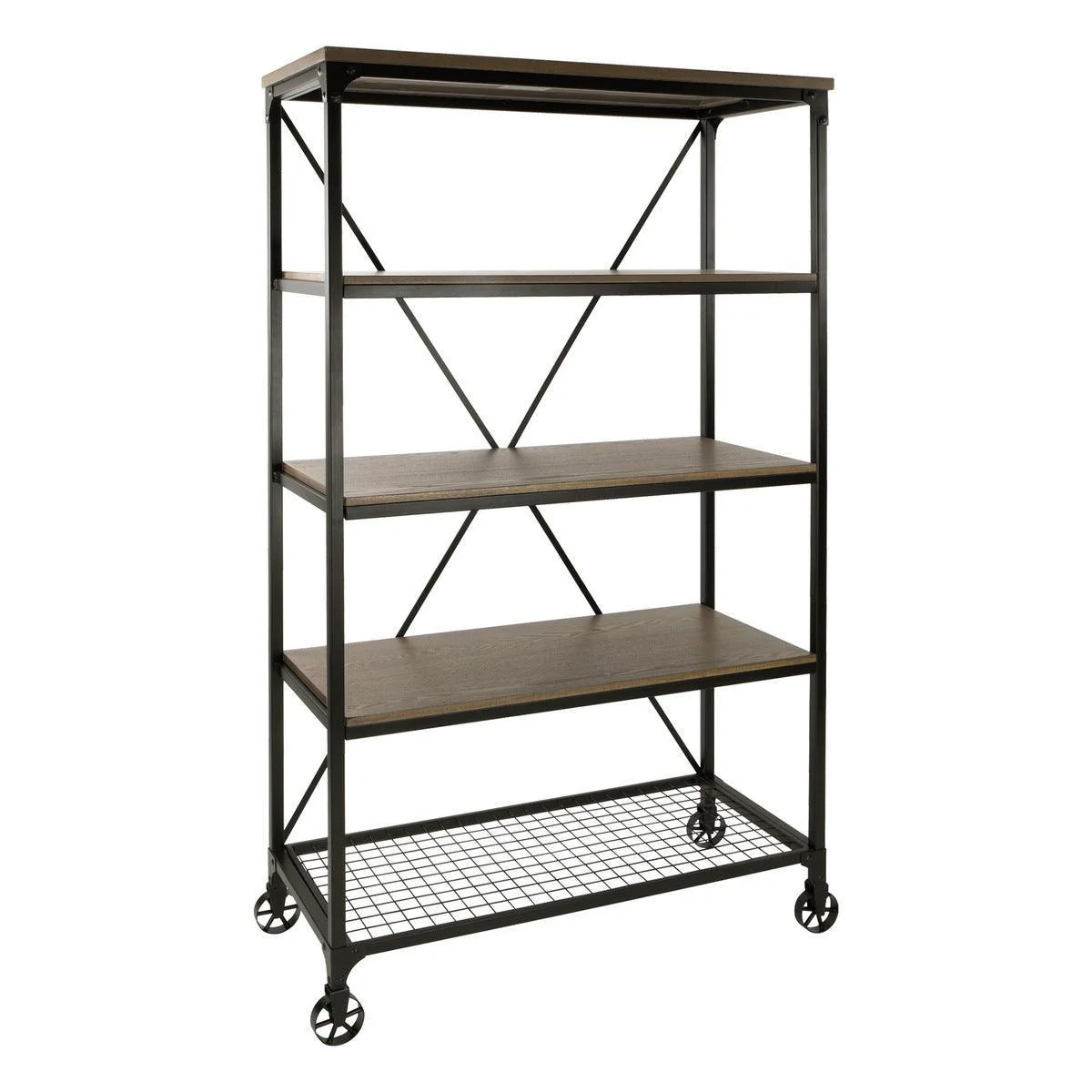 Millwooded Natural Black Bookcase - Image 2