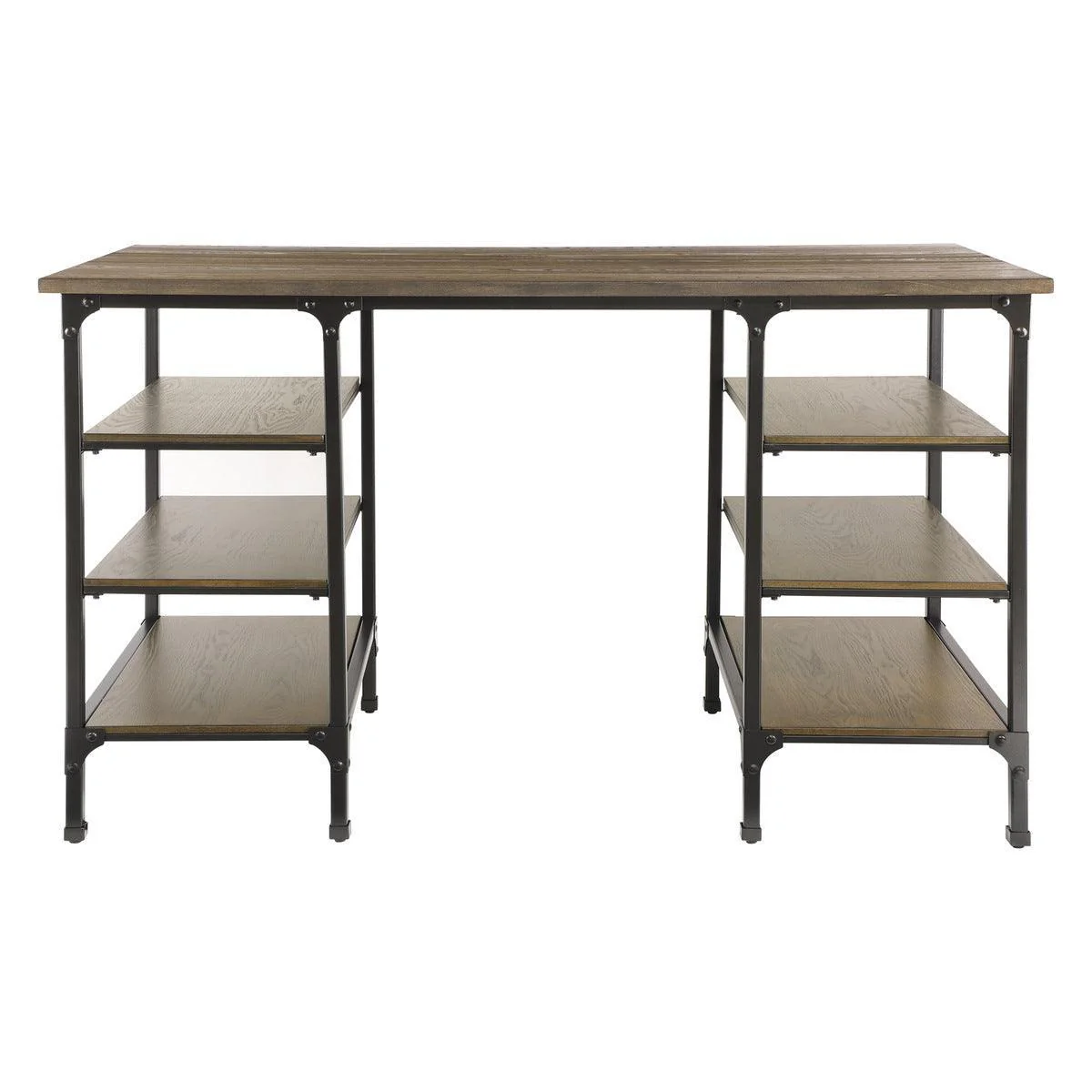 Millwooded Natural Black Counter Height Writing Desk