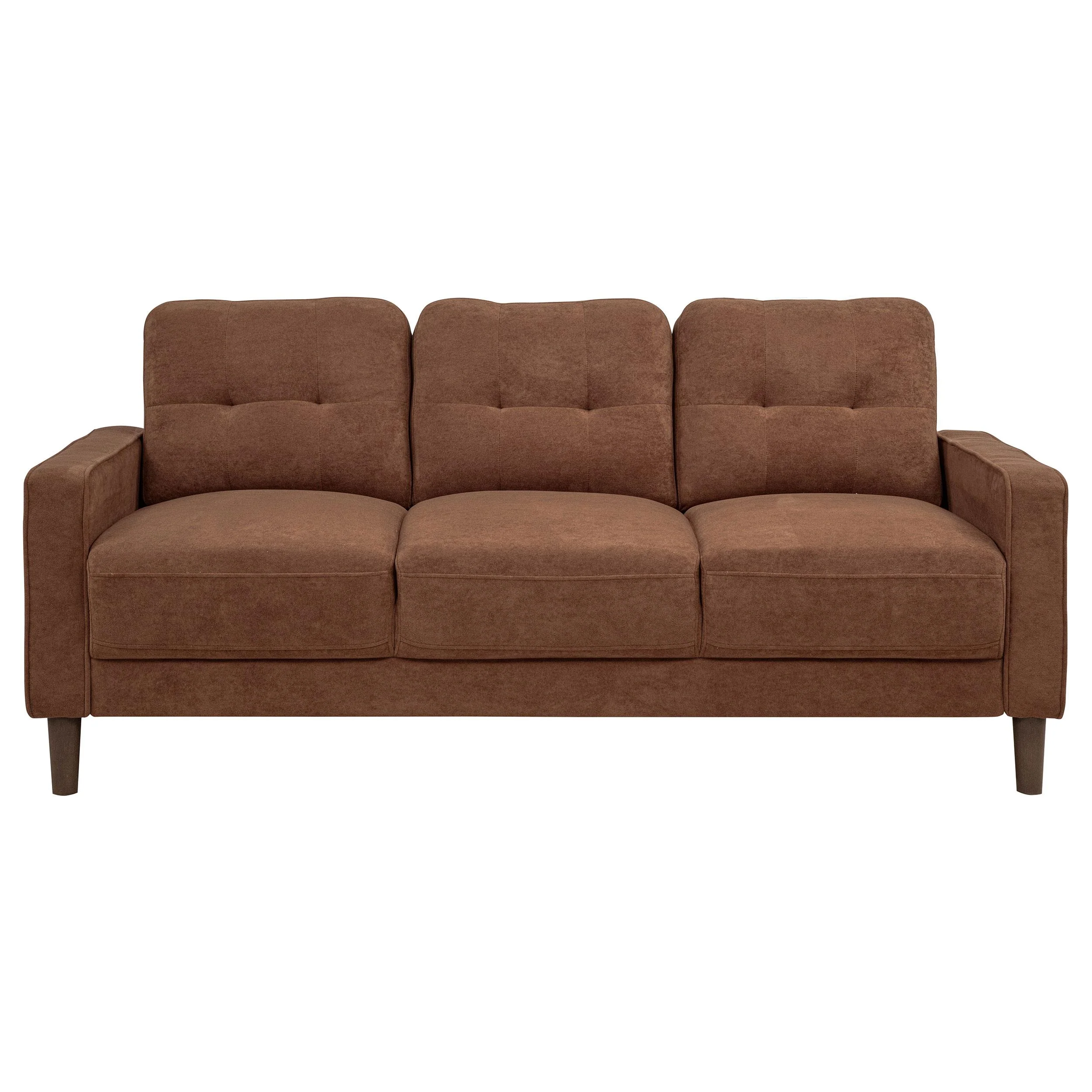 Bowen II Fabric Upholstered Track Arm Sofa Rust - Image 2
