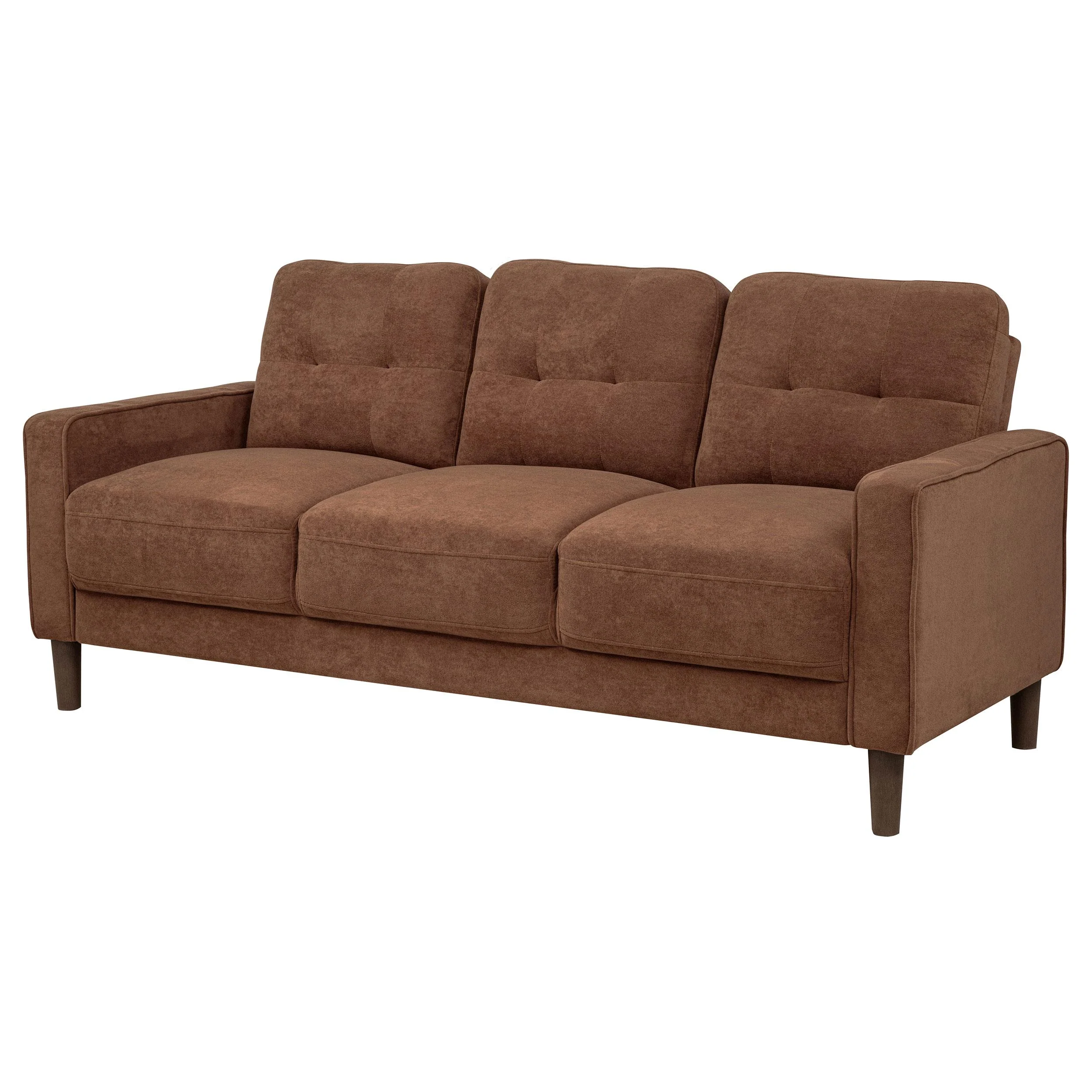 Bowen II Fabric Upholstered Track Arm Sofa Rust - Image 3