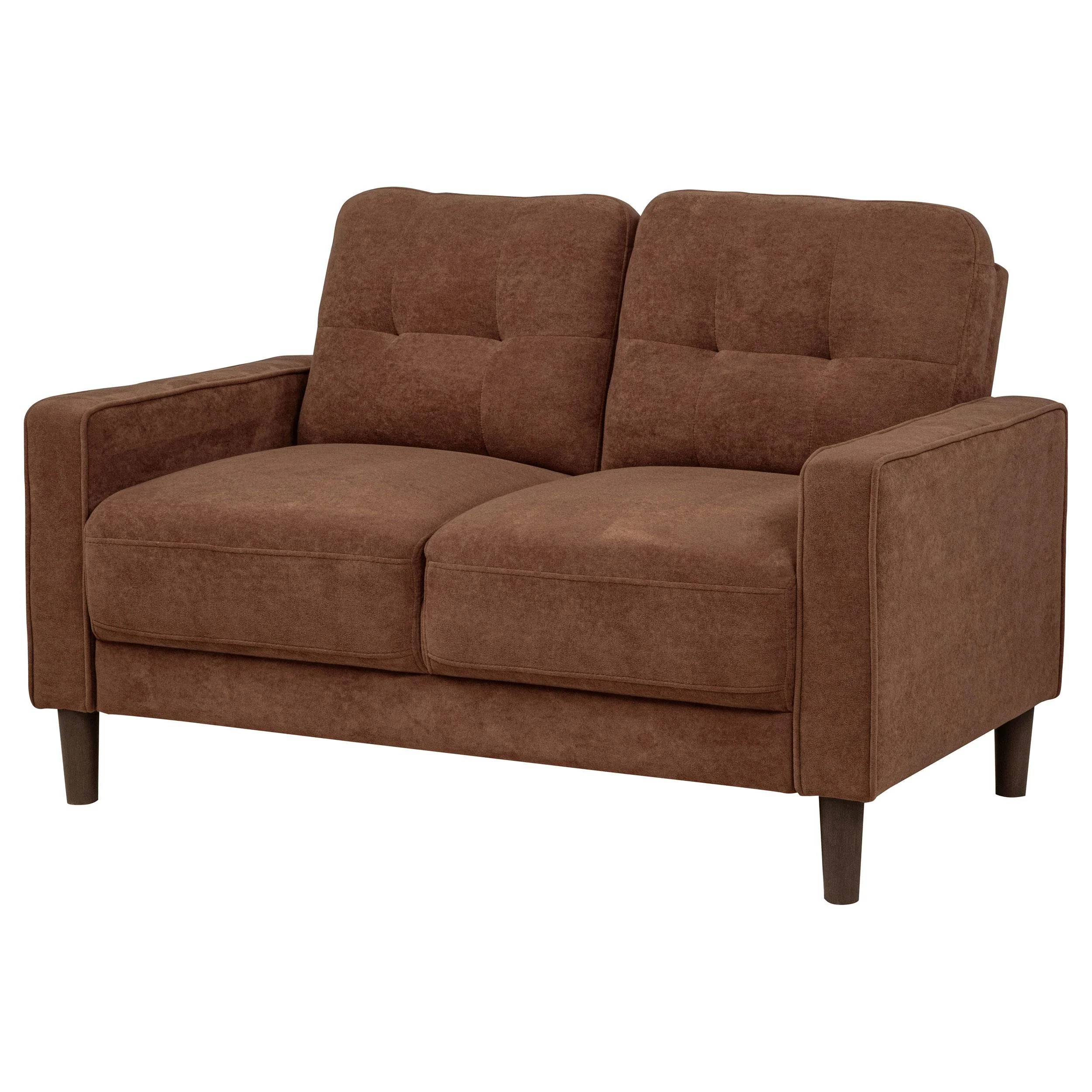 Bowen II Fabric Upholstered Track Arm Loveseat Rust - Image 3