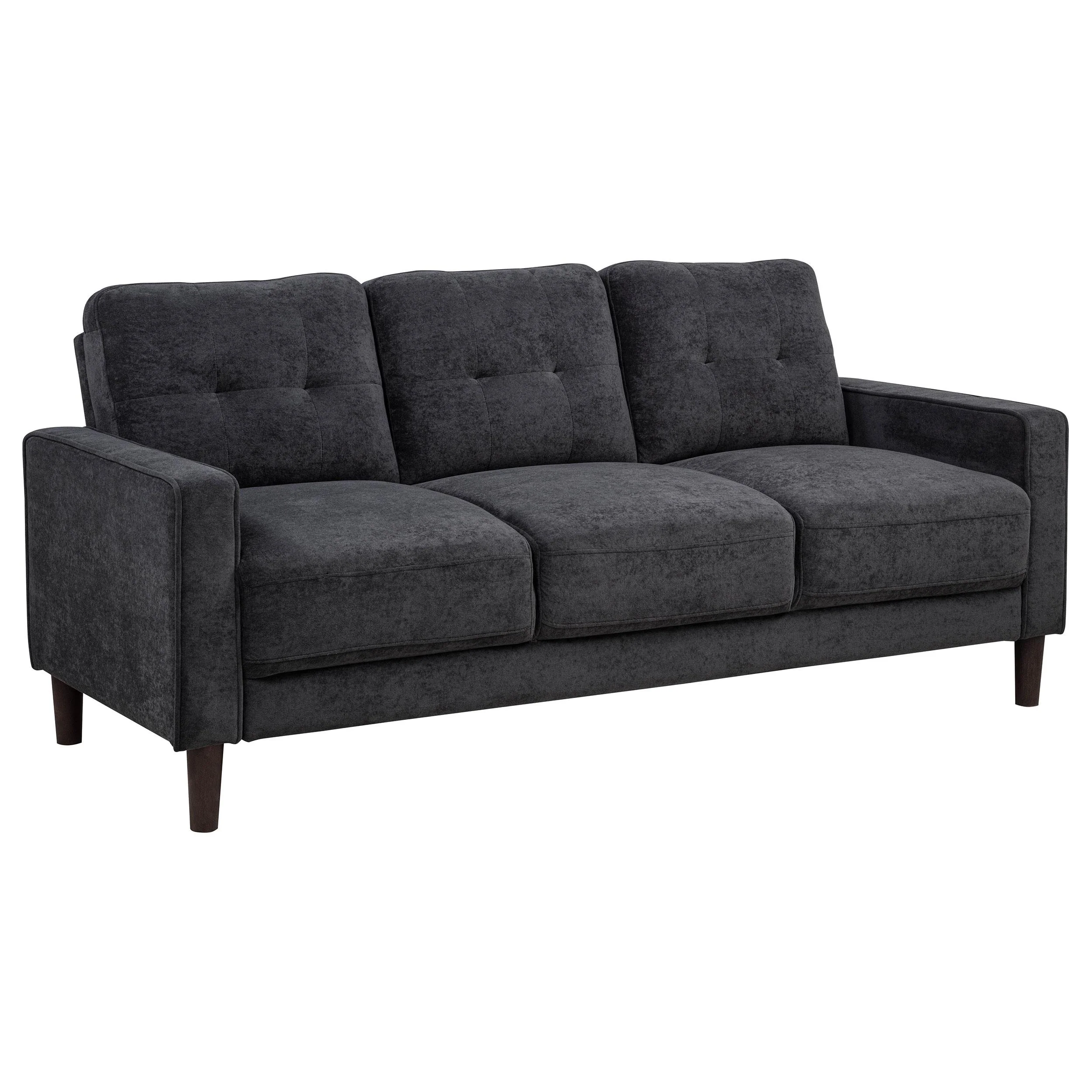 Bowen II 2-piece Upholstered Track Arm Sofa Set Steel Grey - Image 2