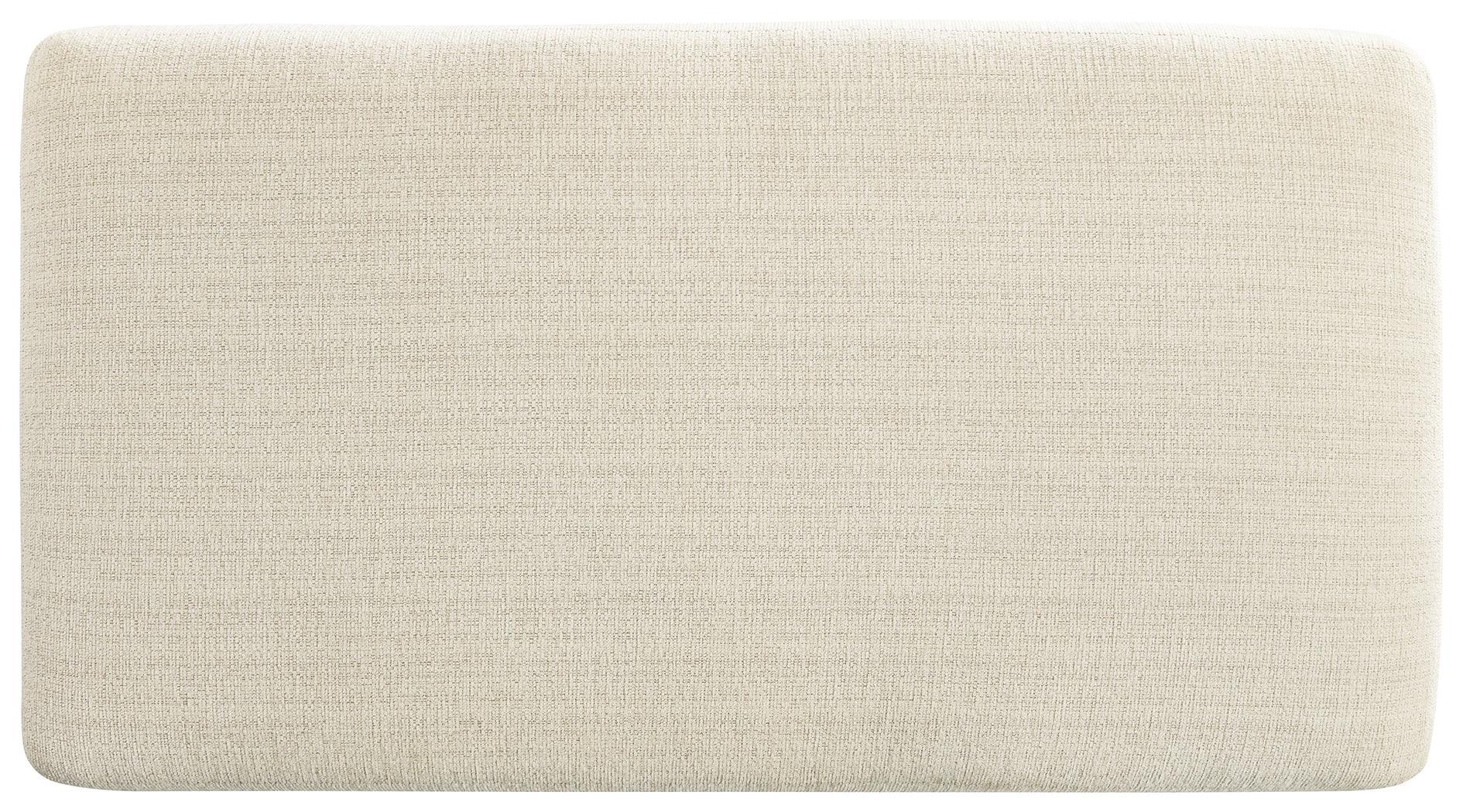 Maggie Birch Chenille Ottoman - Image 3