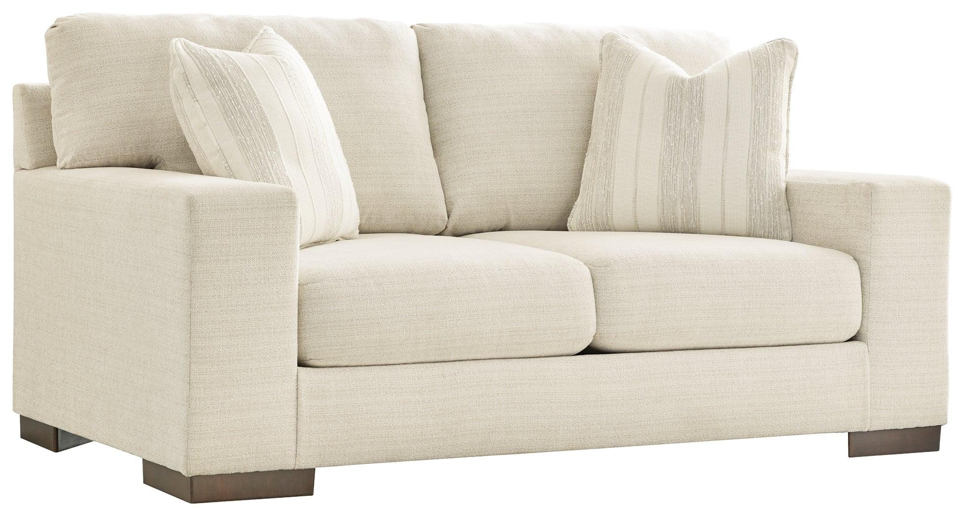Maggie Birch Chenille Loveseat - Image 2