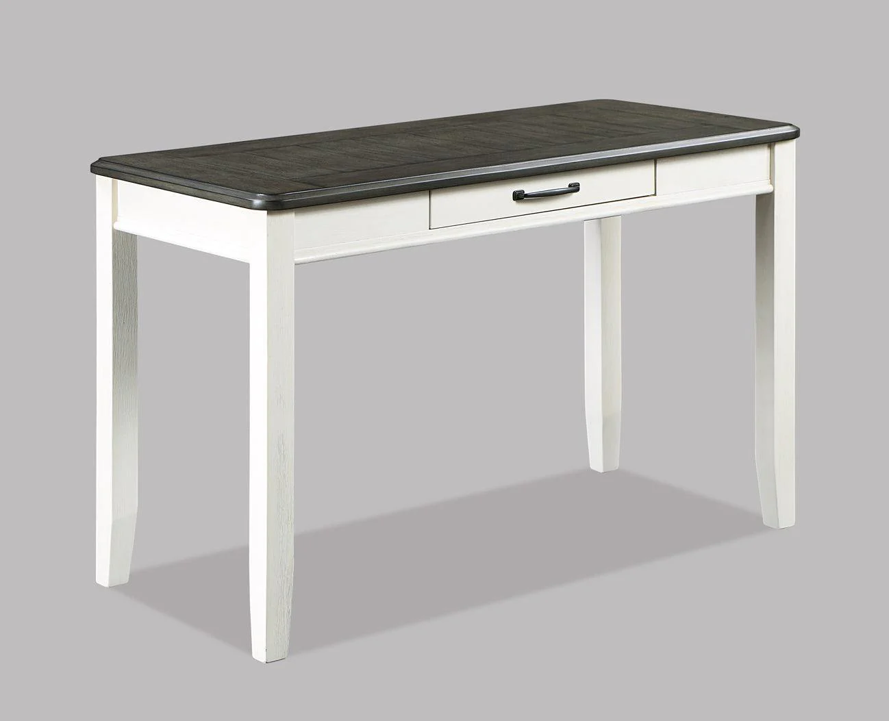 Dakota Chalk Brown Transitonal Rectangular Desk & Chair - Image 2