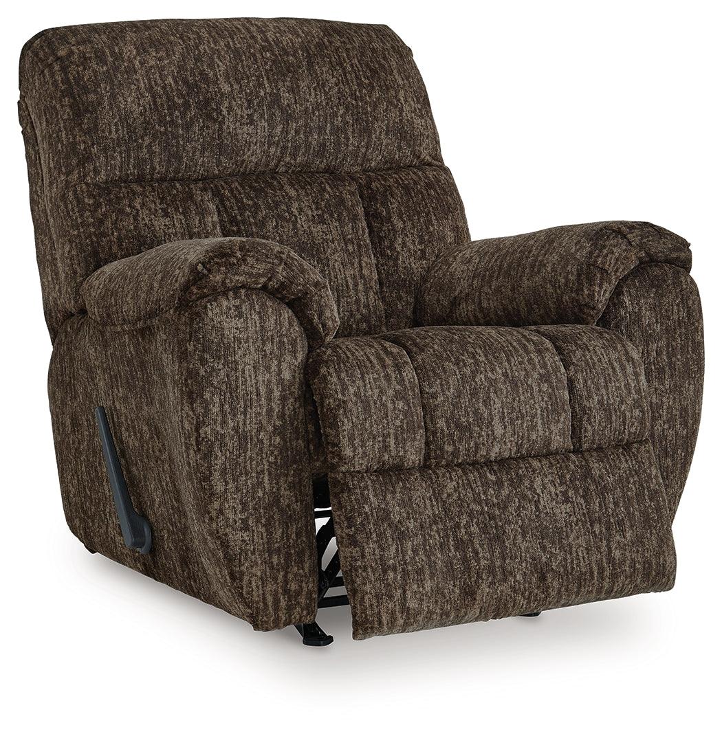 Stayfish Chocolate Chenille,Velvet Recliner - Image 2