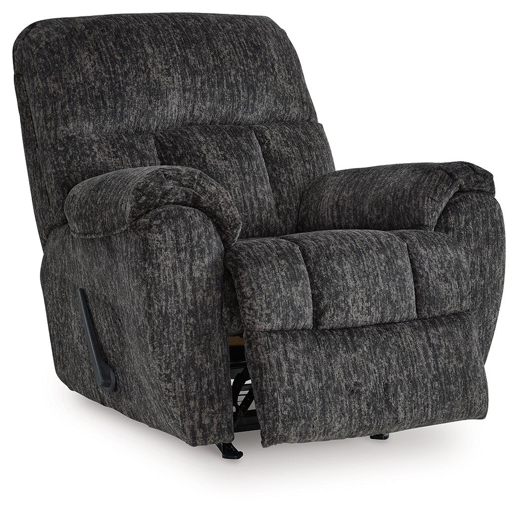 Stayfish Gunmetal Chenille,Velvet Recliner - Image 2