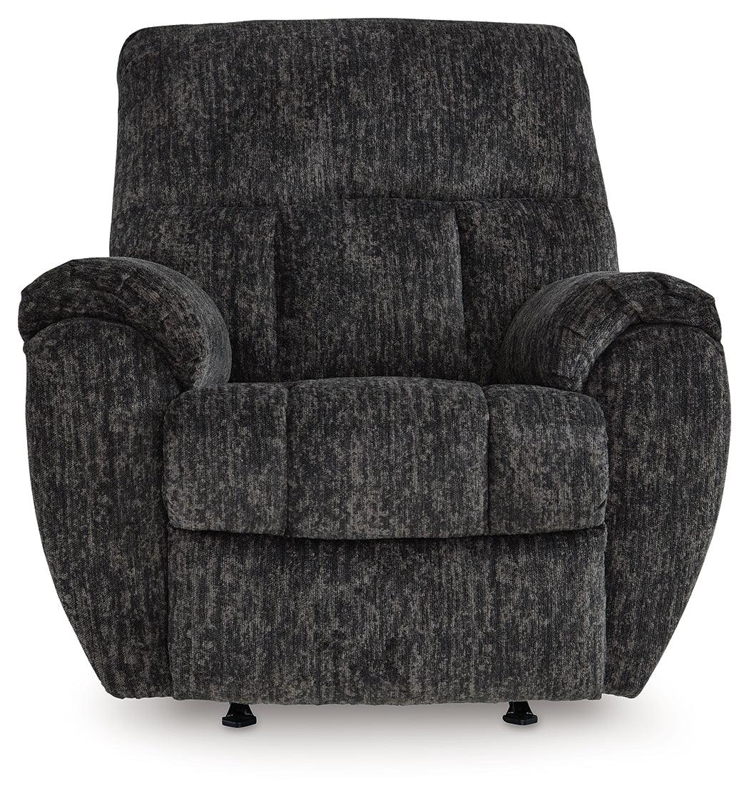 Stayfish Gunmetal Chenille,Velvet Recliner - Image 3