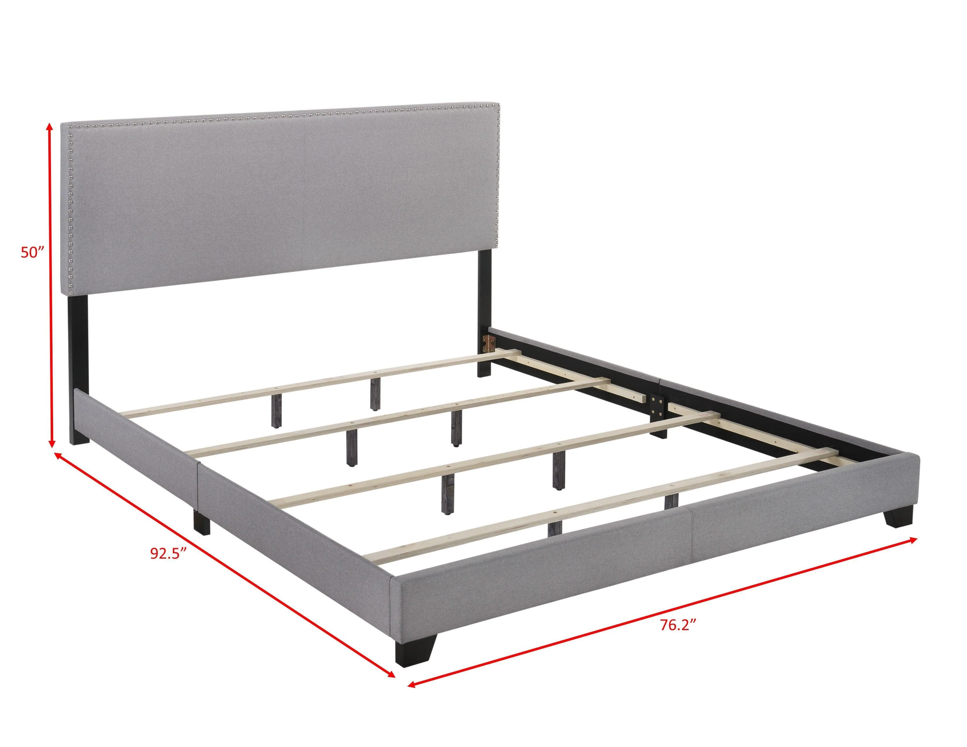 Erin Gray Fabric Upholstered King Bed - Image 3
