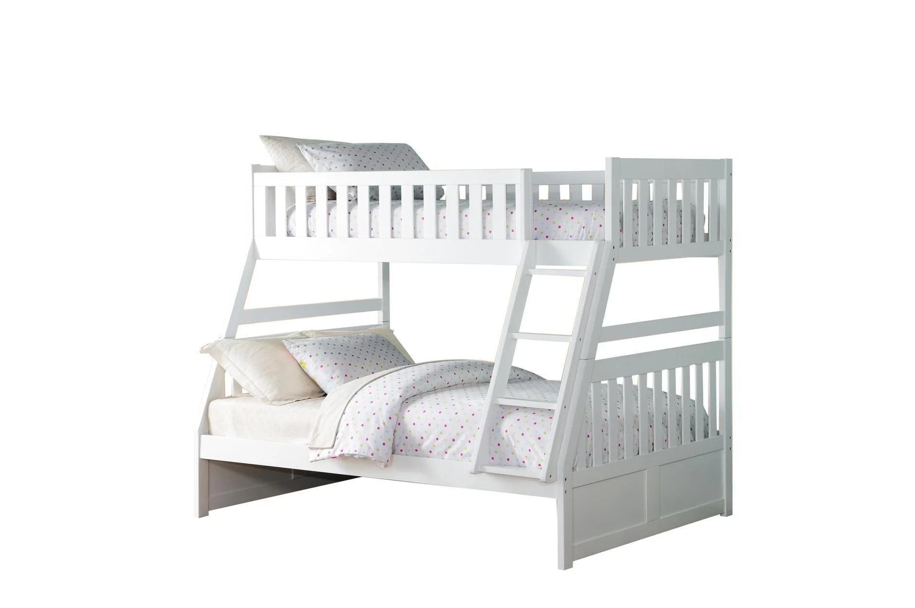 Galen White Twin Over Twin Storage With Two Under Bed Options Bed - Image 3