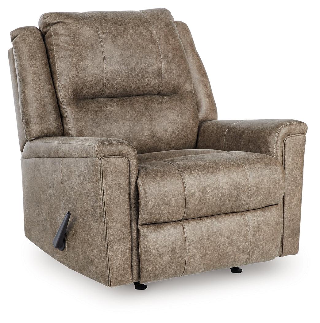 Lixtowel Fog Faux Leather Recliner - Image 2
