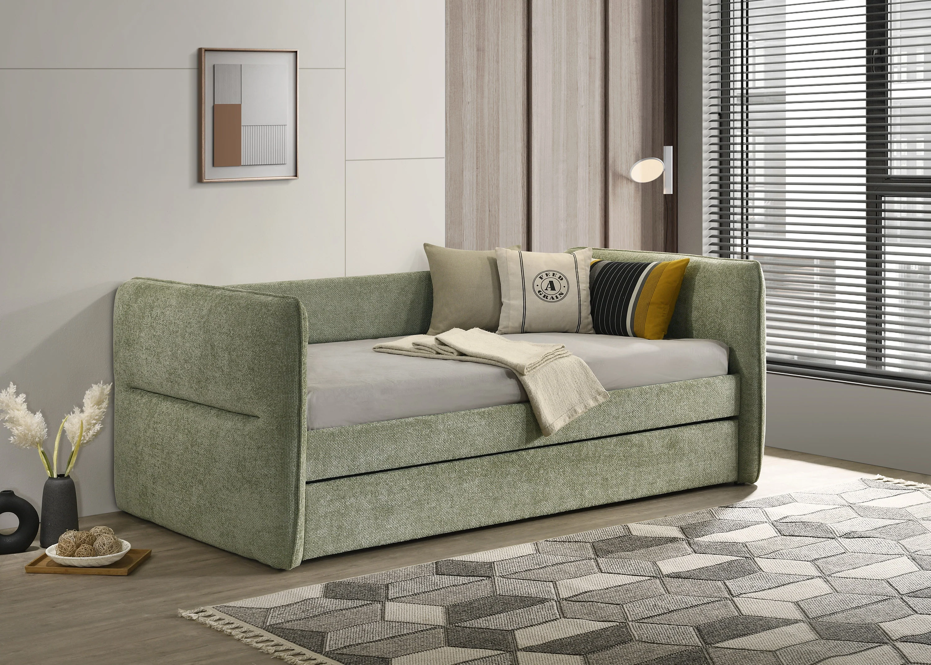 Philipa Green Upholstered Daybed - Image 2