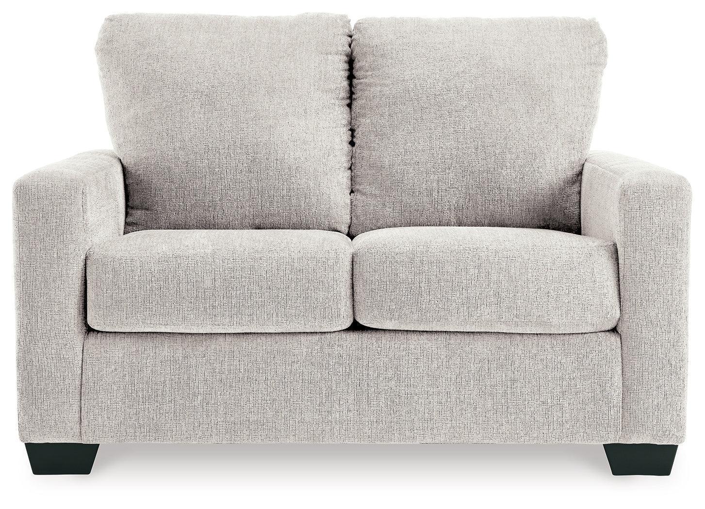 Rannis Snow Chenille Twin Sofa Sleeper - Image 2