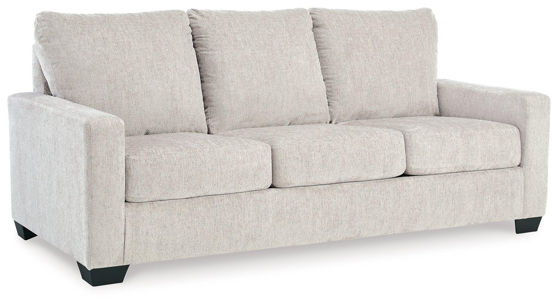 Rannis Snow Chenille Queen Sofa Sleeper - Image 2