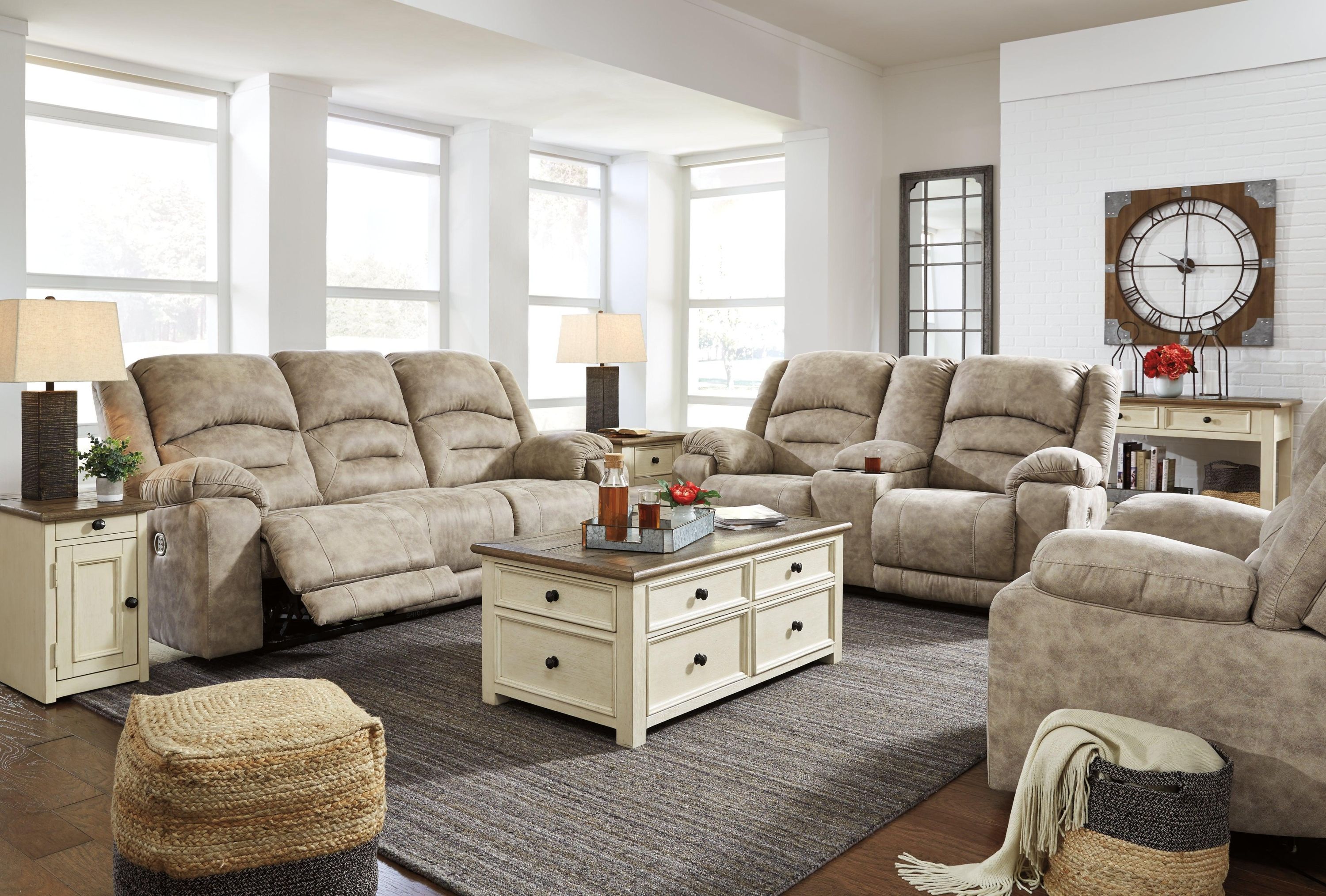 Bolanburg Two-Tone Sofa Console Table - Image 3