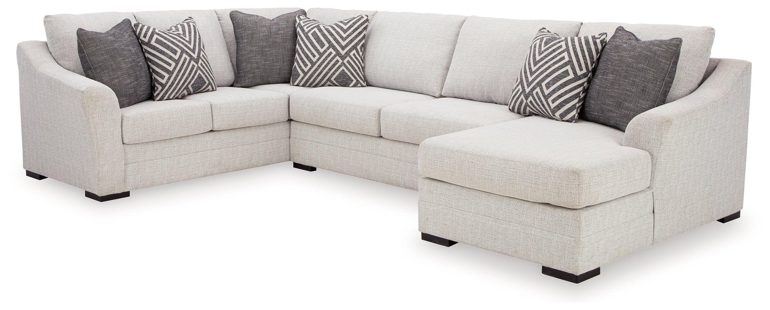 Koralynn Stone Nuvella® 3-Piece Sectional With Chaise - Image 2