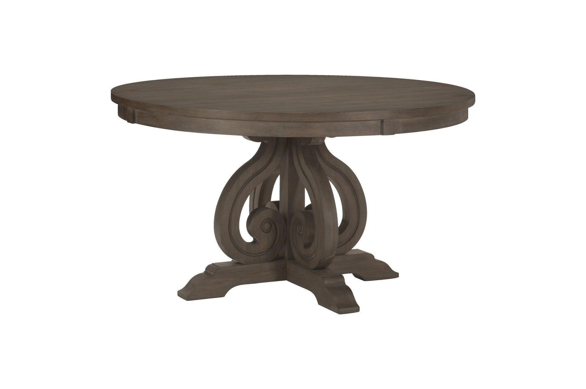 Toulon Dark Oak Circular Dining Room Set - Image 3
