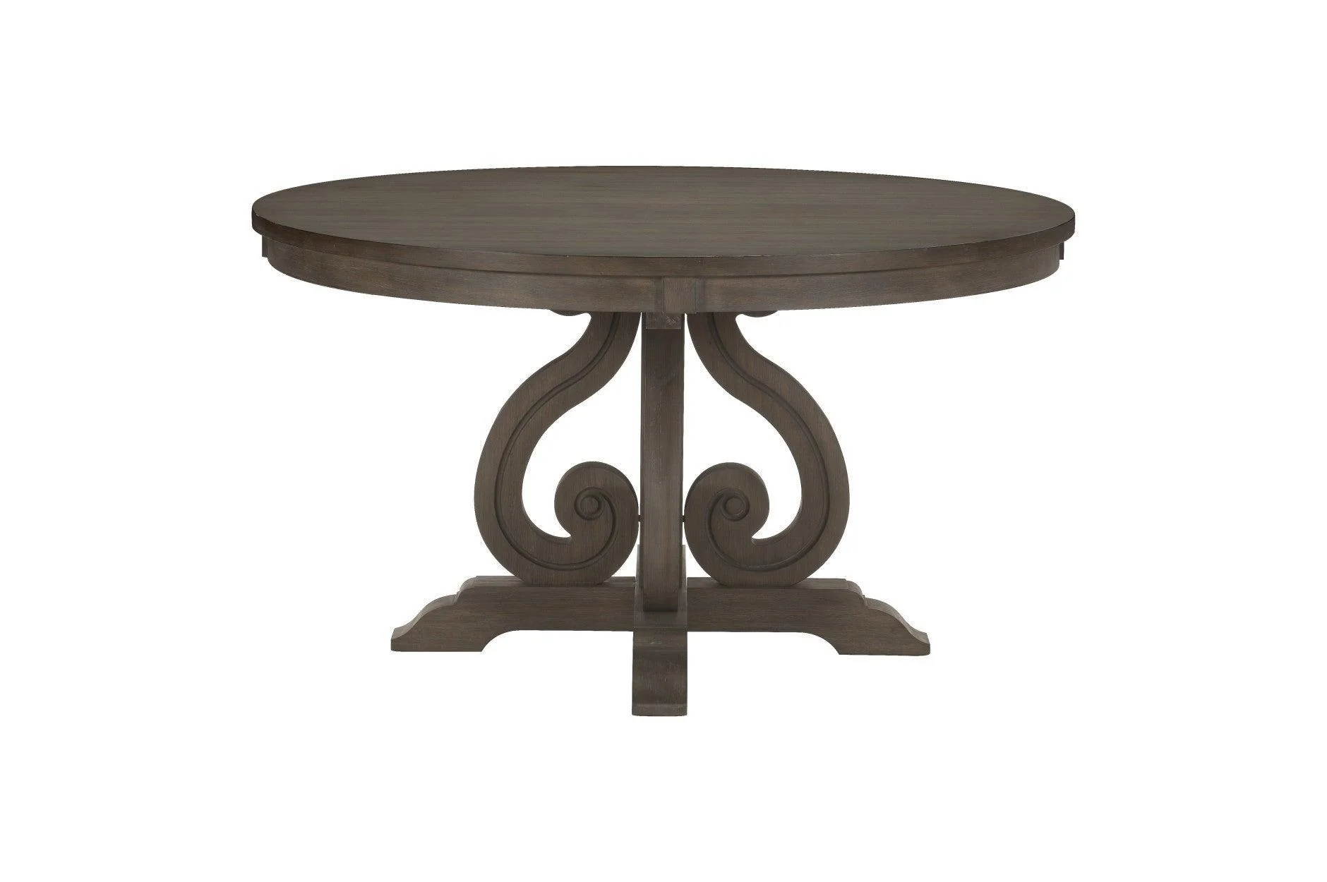 Toulon Dark Oak Circular Dining Room Set - Image 2