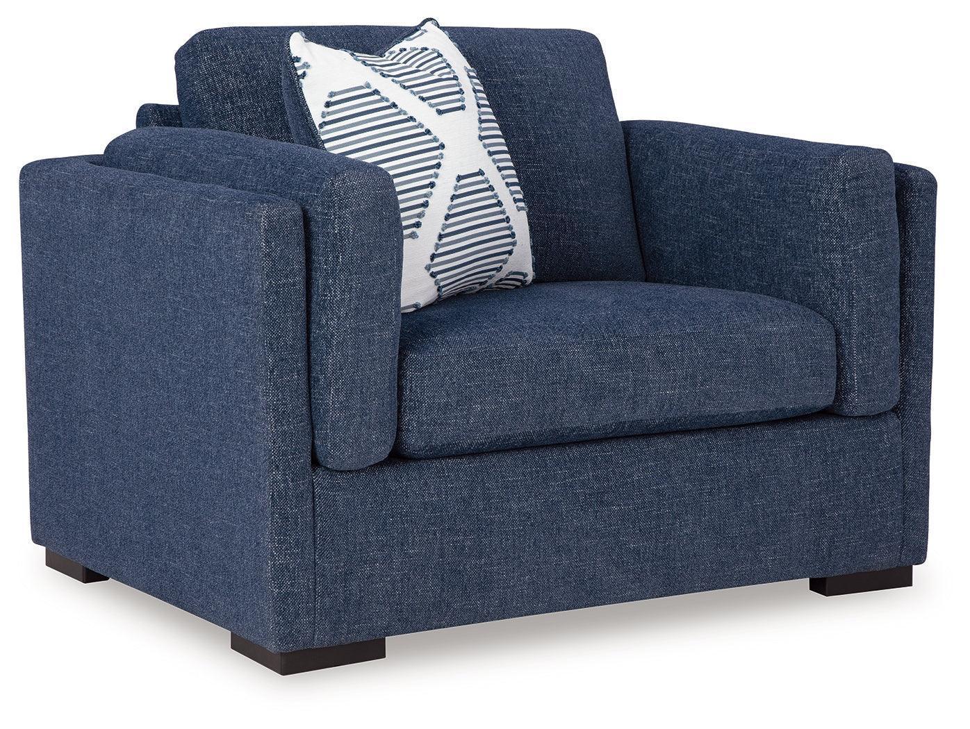 Evansley Navy Nuvella® Oversized Chair - Image 2
