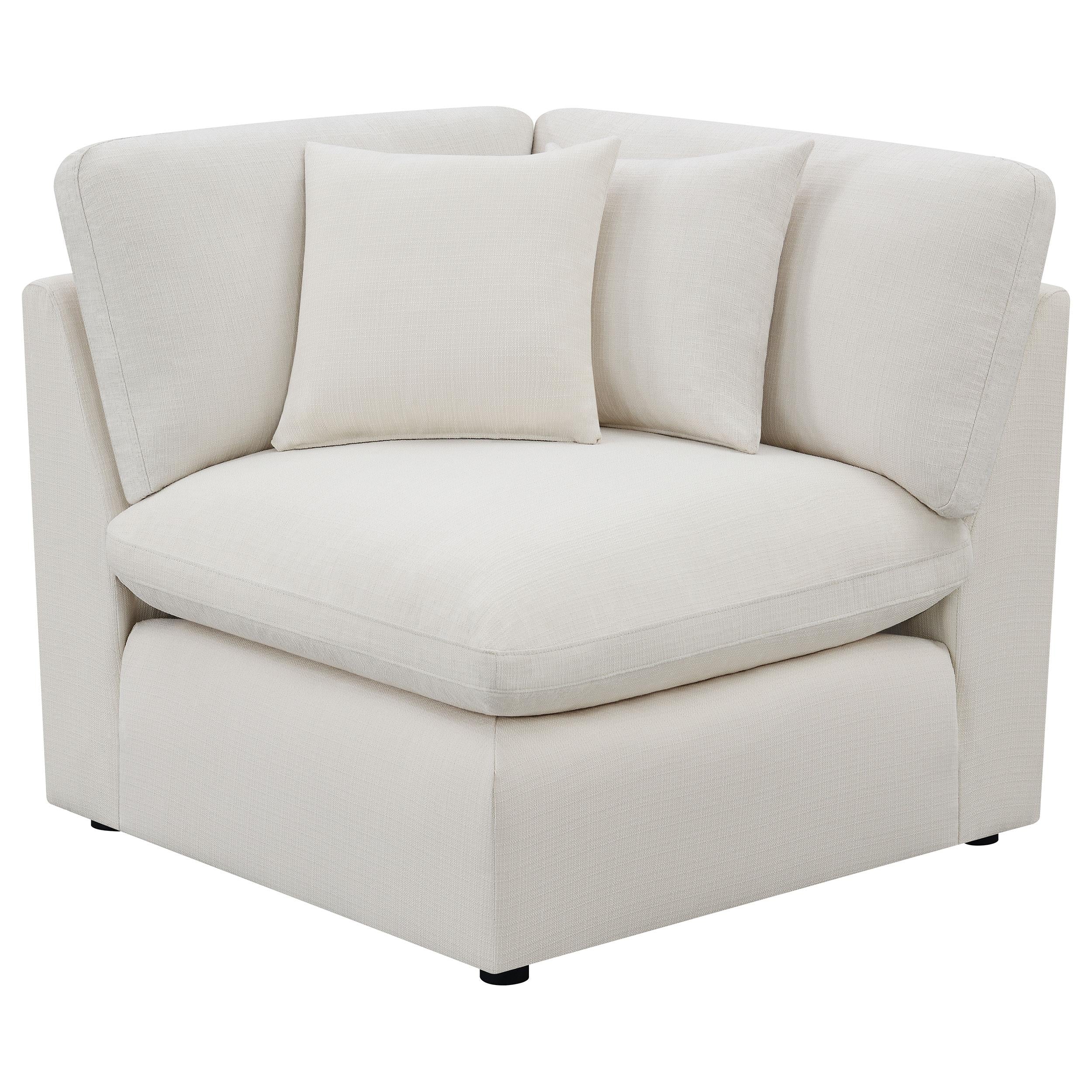 Hobson 5-piece Upholstered Modular Sectional Sofa Ivory - Image 3