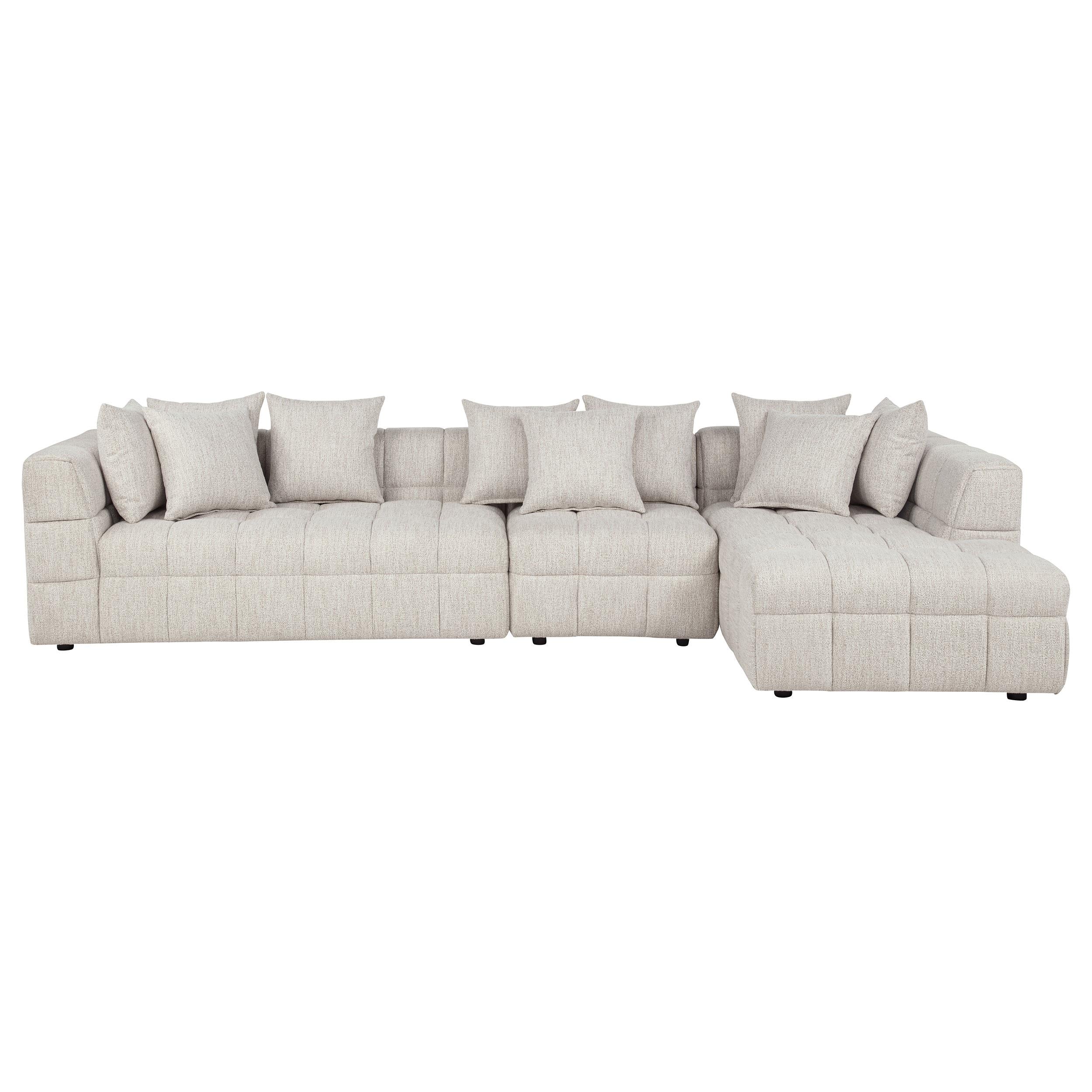 Amara 3-Piece Upholstered Sectional Sofa - Image 2