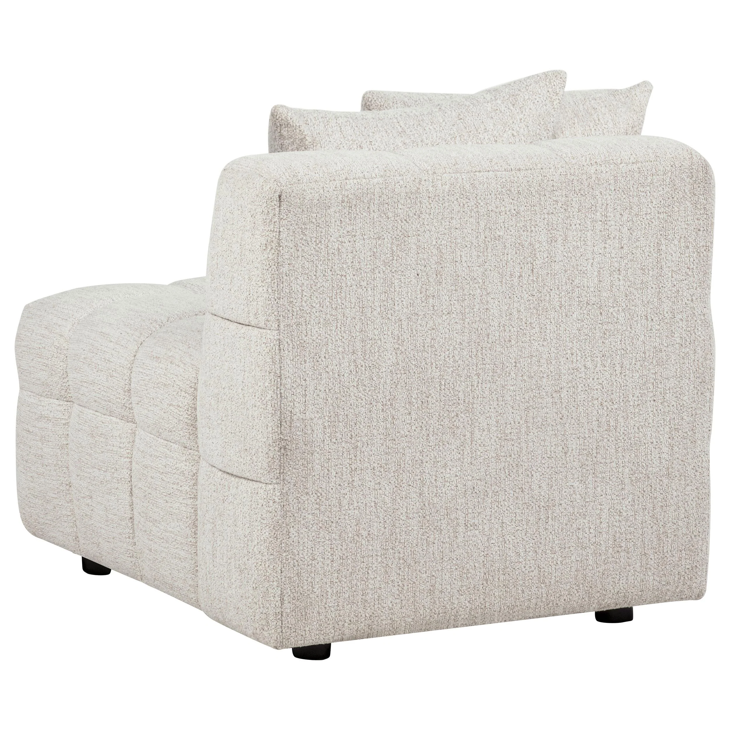 Amara Upholstered Armless Chair - Image 3