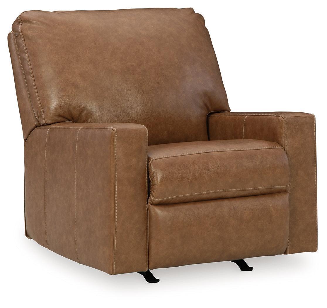 Bolsena Caramel Leather Recliner - Image 2