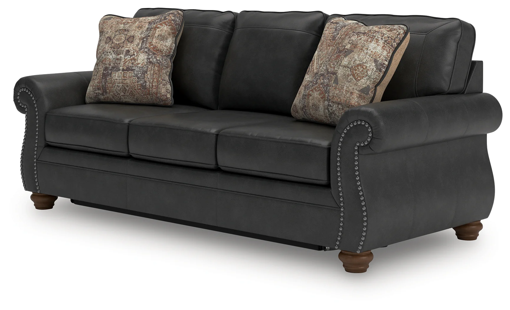 Chasemore Granite Faux Leather Queen Sofa Sleeper - Image 2
